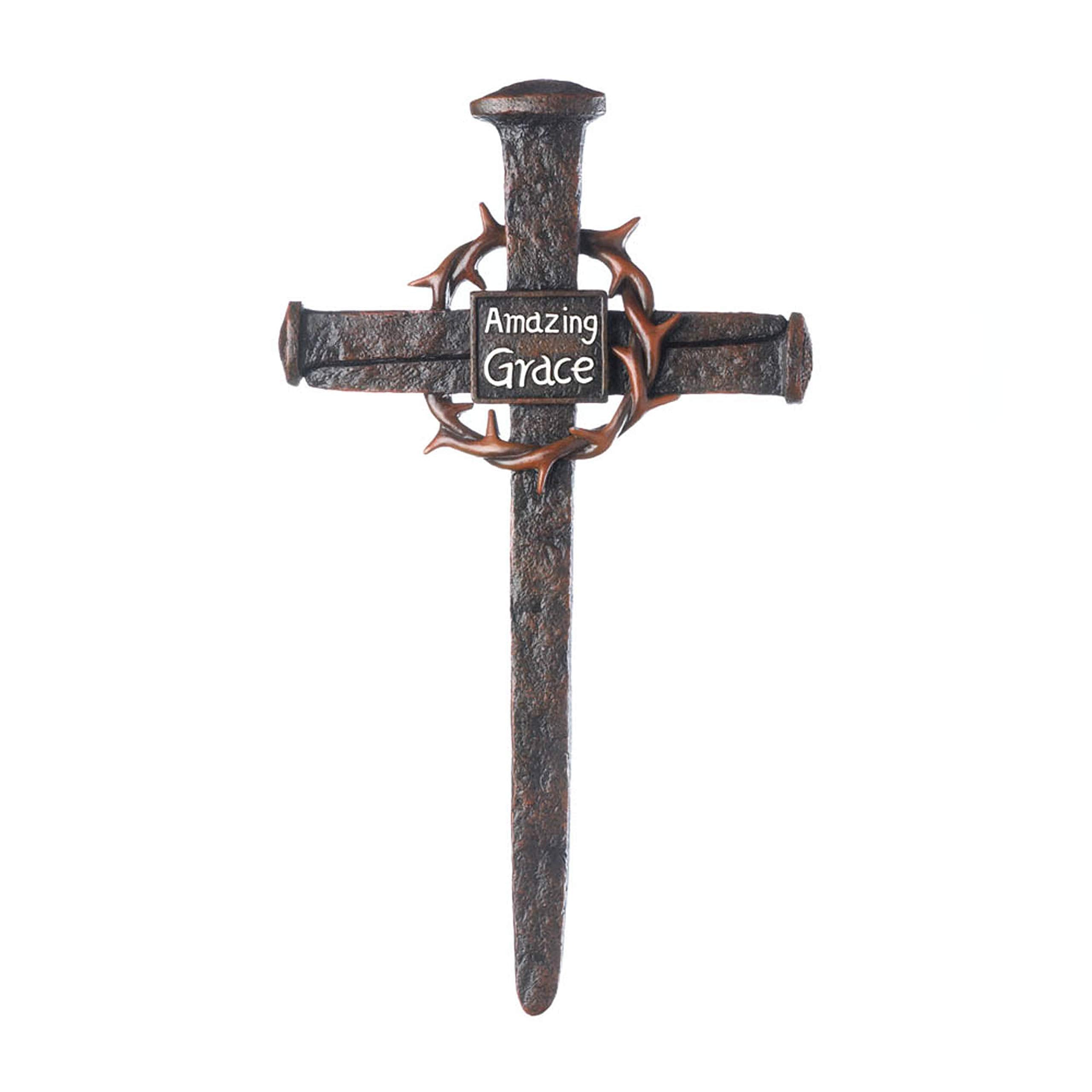CROWN OF THORNS NAIL CROSS