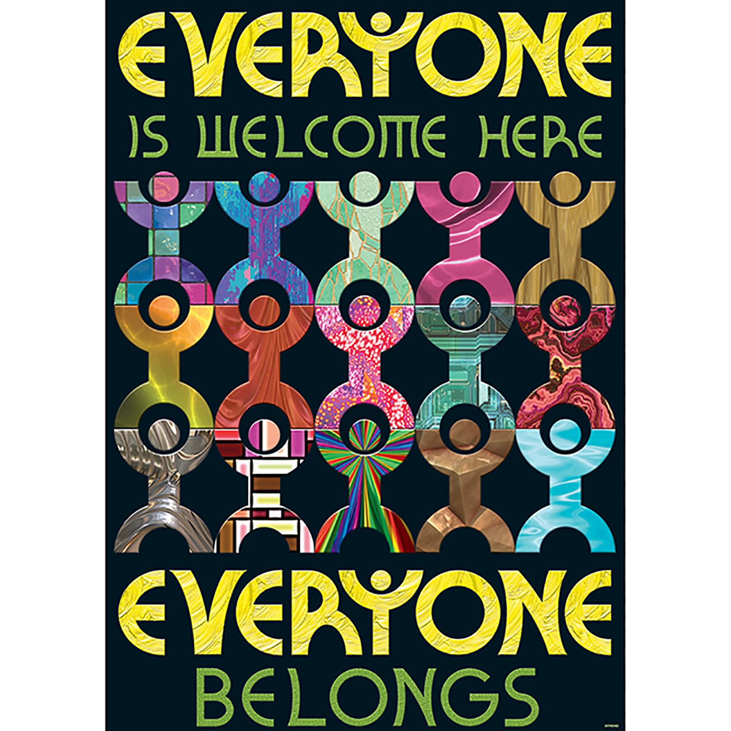 Argus Everyone Is Welcome Here Poster, 13.375'' X 19''