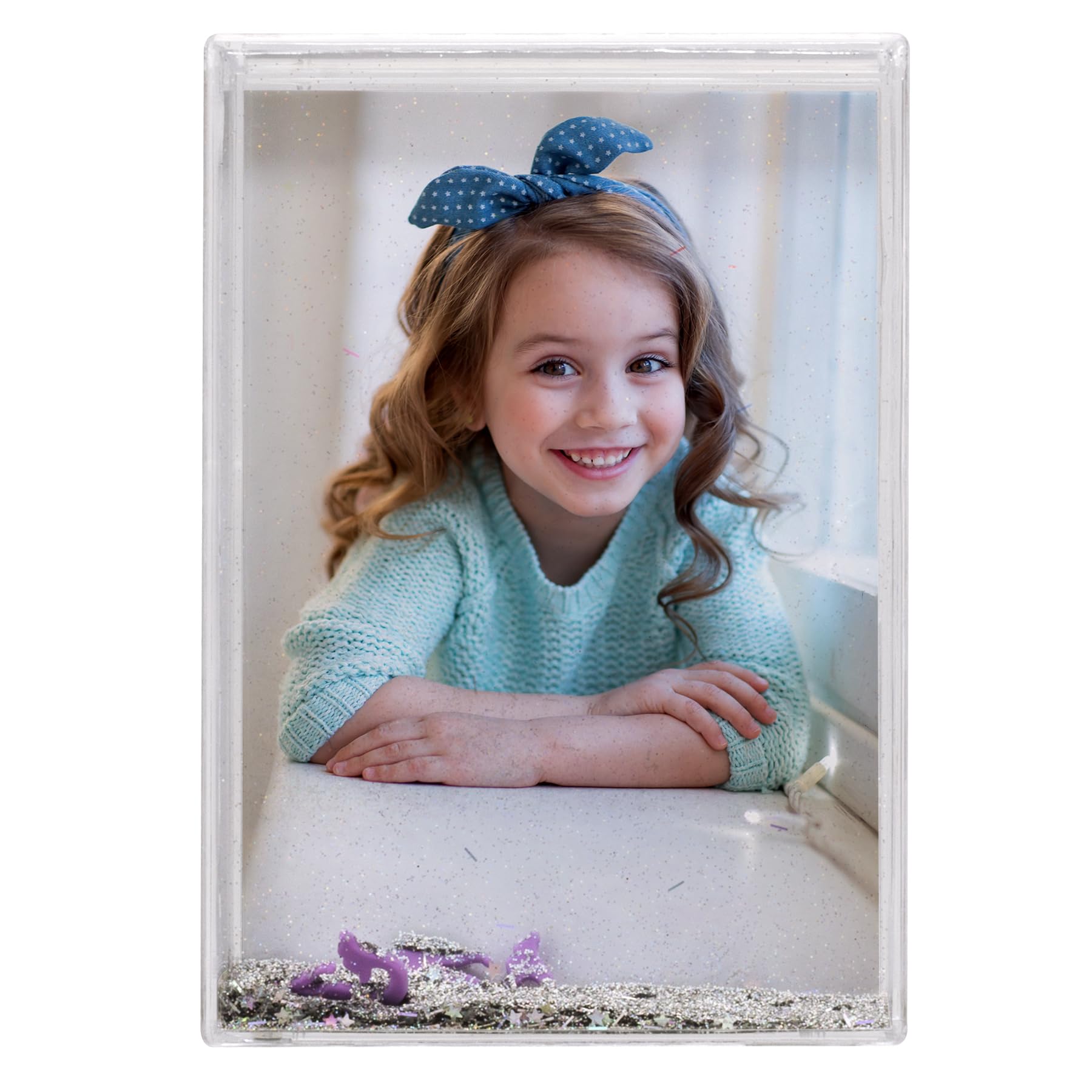 Neil Enterprises Inc. Mermaid and Glitter 4 x 6 Snow Picture Frame