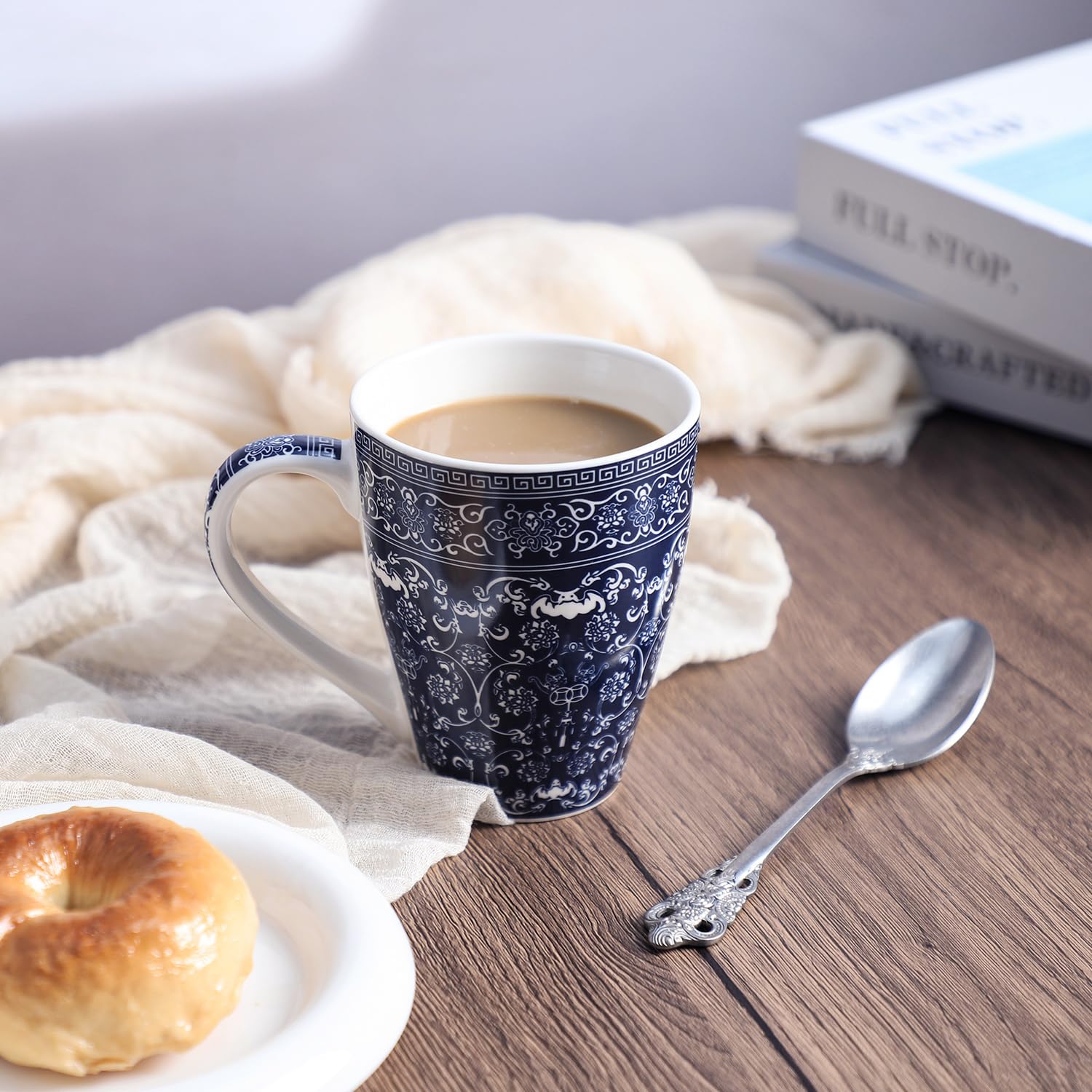 Blue And White Porcelain Coffee Mug Tea Cup - China Mug Gift