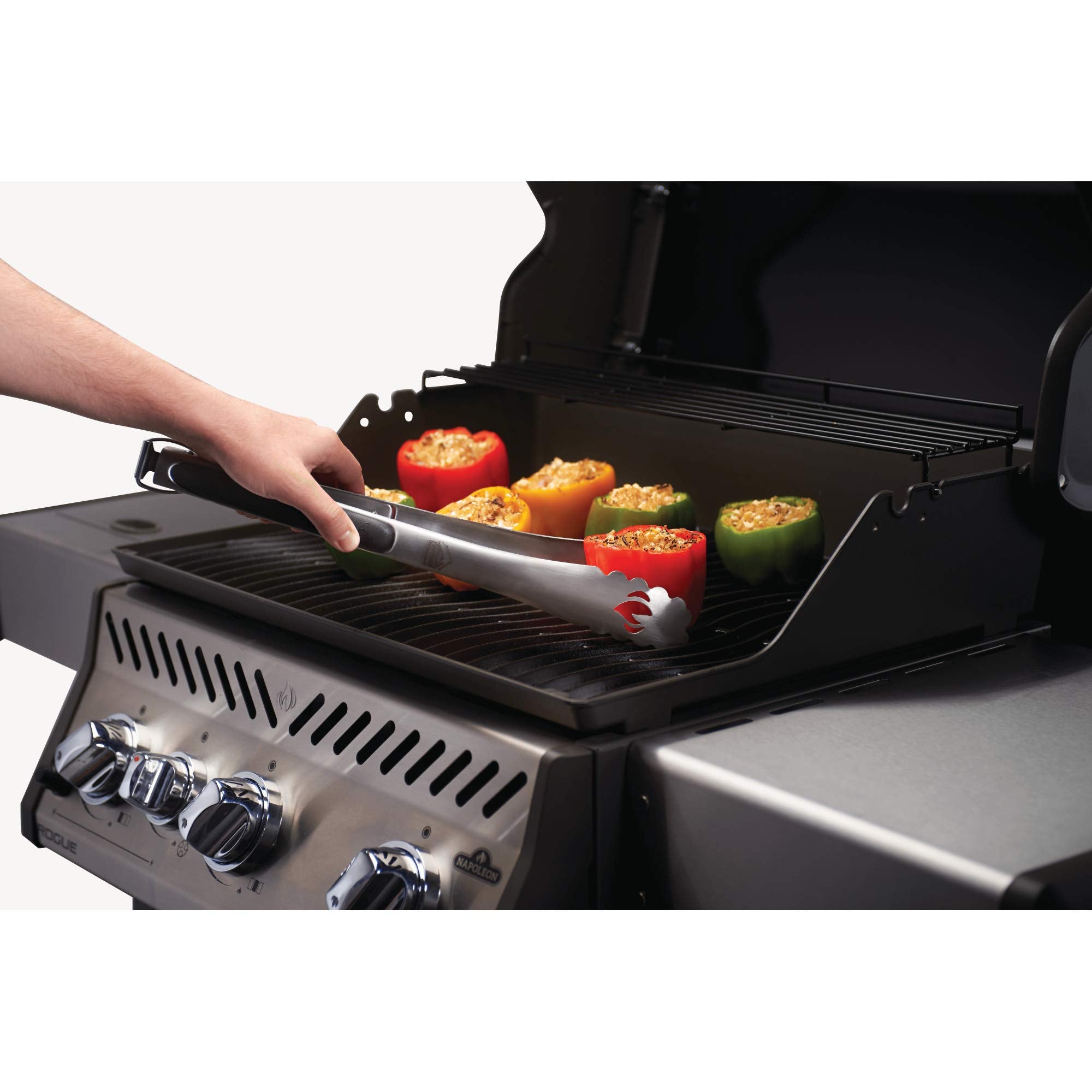 Napoleon Accessory 70036 - Executive 3 Piece Toolset - Premium Bbq Grill Toolset, Cast Stainless Steel, Ergonomic Handles, Heat