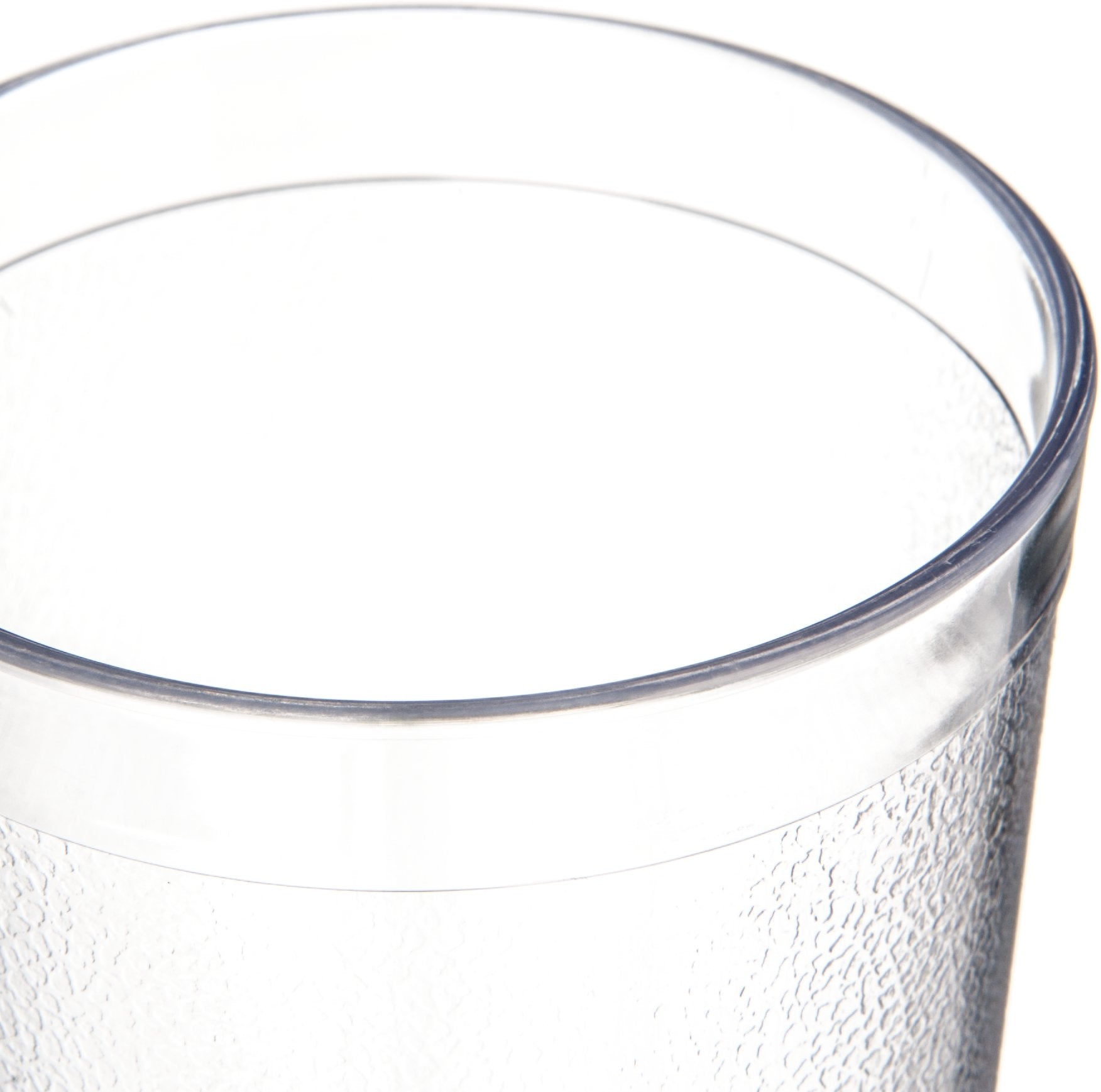 Carlisle Foodservice Products Stackable Tumbler With Pebbled Exterior For Kitchen, Restaurants, And Fast Food, Plastic, 16 Ounce
