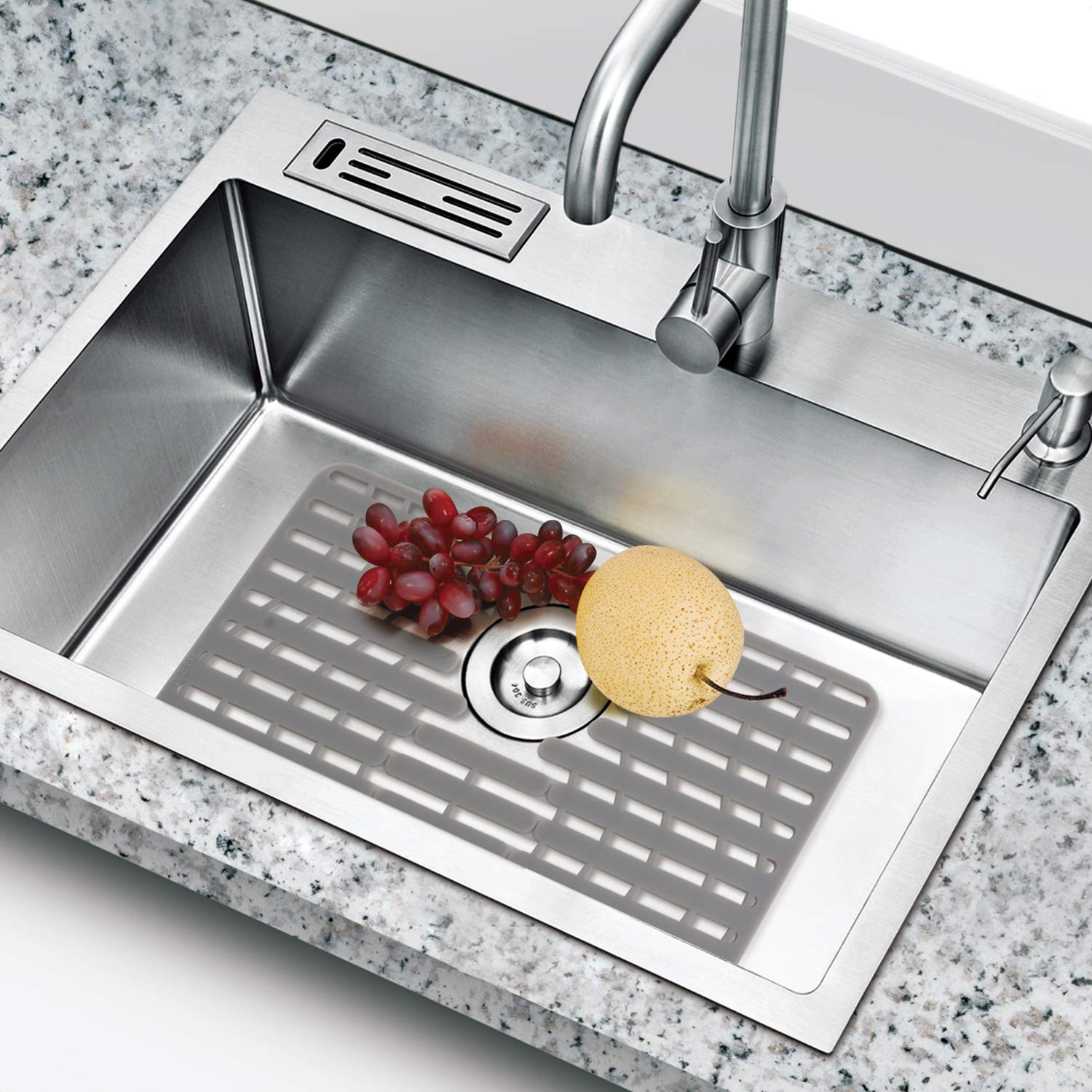 Nice Day Sink Pad Sink Protector By Better Housewares Wok Stand Strong Adsorption And Skid Resistance Pvc Free Silicone Sink Mat