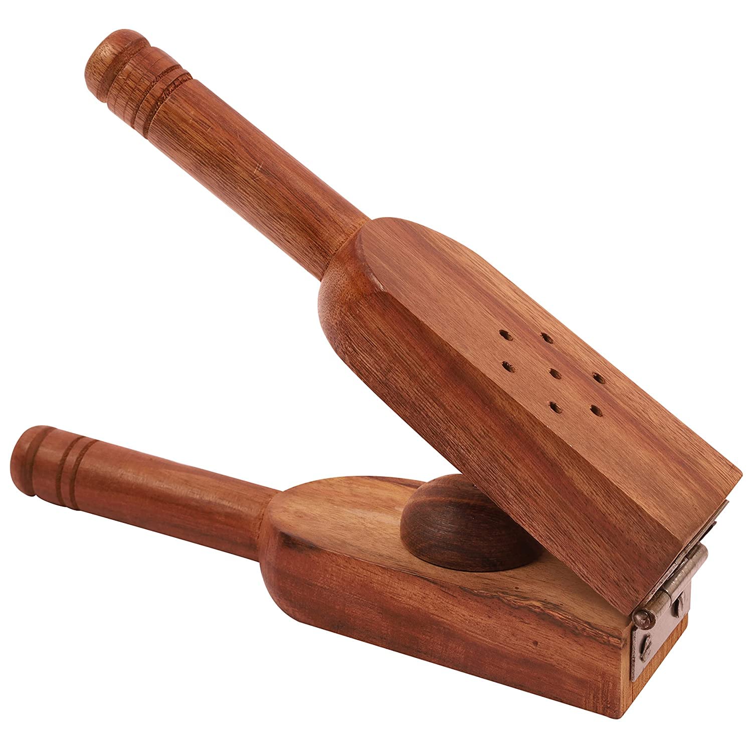 Art And Craft Handmade Wooden Lemon Squeezer And Masher, Manual Citrus And Lime Hand Juicer Press Squeeze For Home, Bar And Kitc