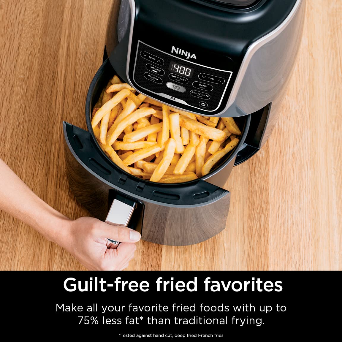 Ninja Air Fryer Xl, 5.5 Qt. Capacity That Can Air Fry, Air Roast, Bake, Reheat & Dehydrate, With Dishwasher Safe, Nonstick Baske