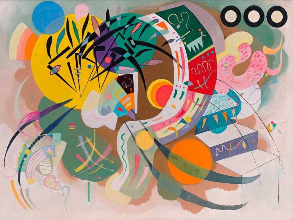 Dominant Curve Poster Print By Wassily Kandinsky (11 X 14)