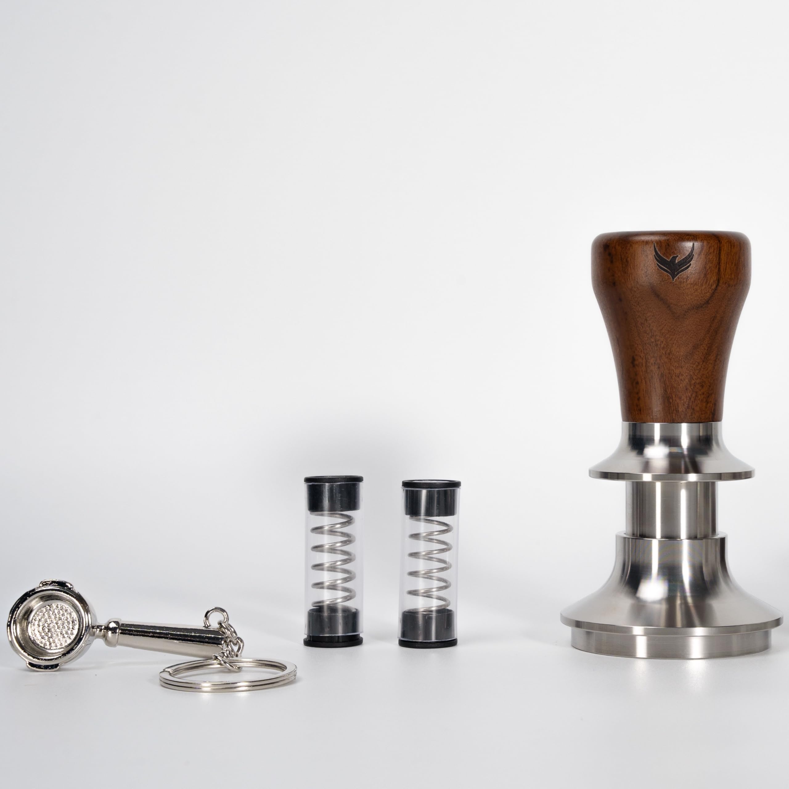Knodos 58.5Mm Calibrated Coffee Tamper V2 With Self Leveling & Double Spring-Loaded Design Rosewood 30Lbs Tamper For Espresso Ma