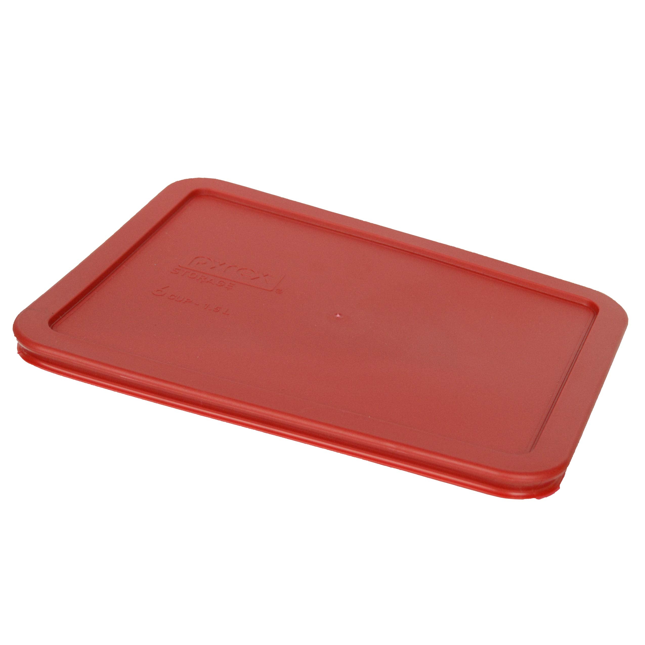 Pyrex 6 Cup Poppy Red Plastic Food Storage Lid - Made in the USA