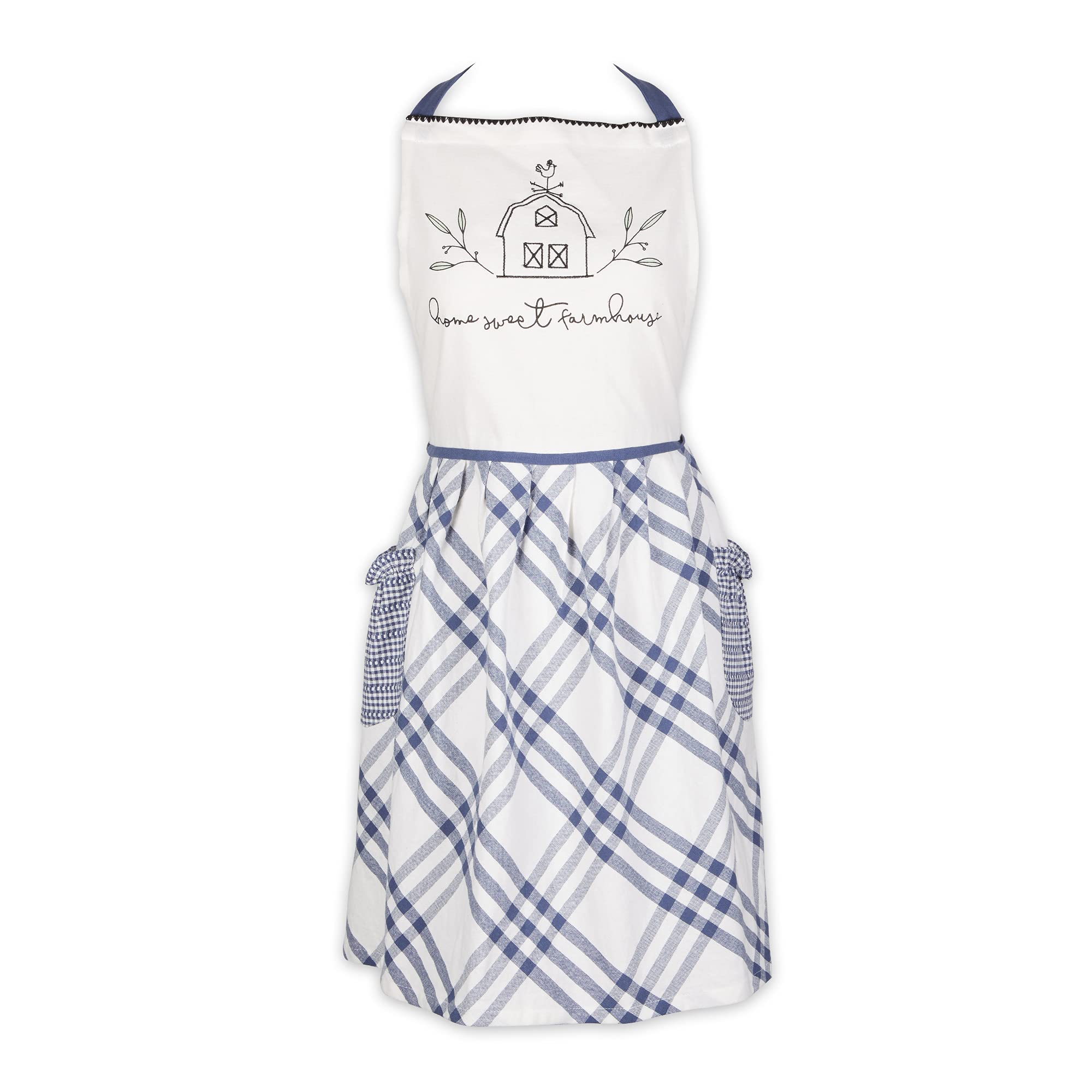 FRENCH BLUE HOME SWEET FARMHOUSE APRON