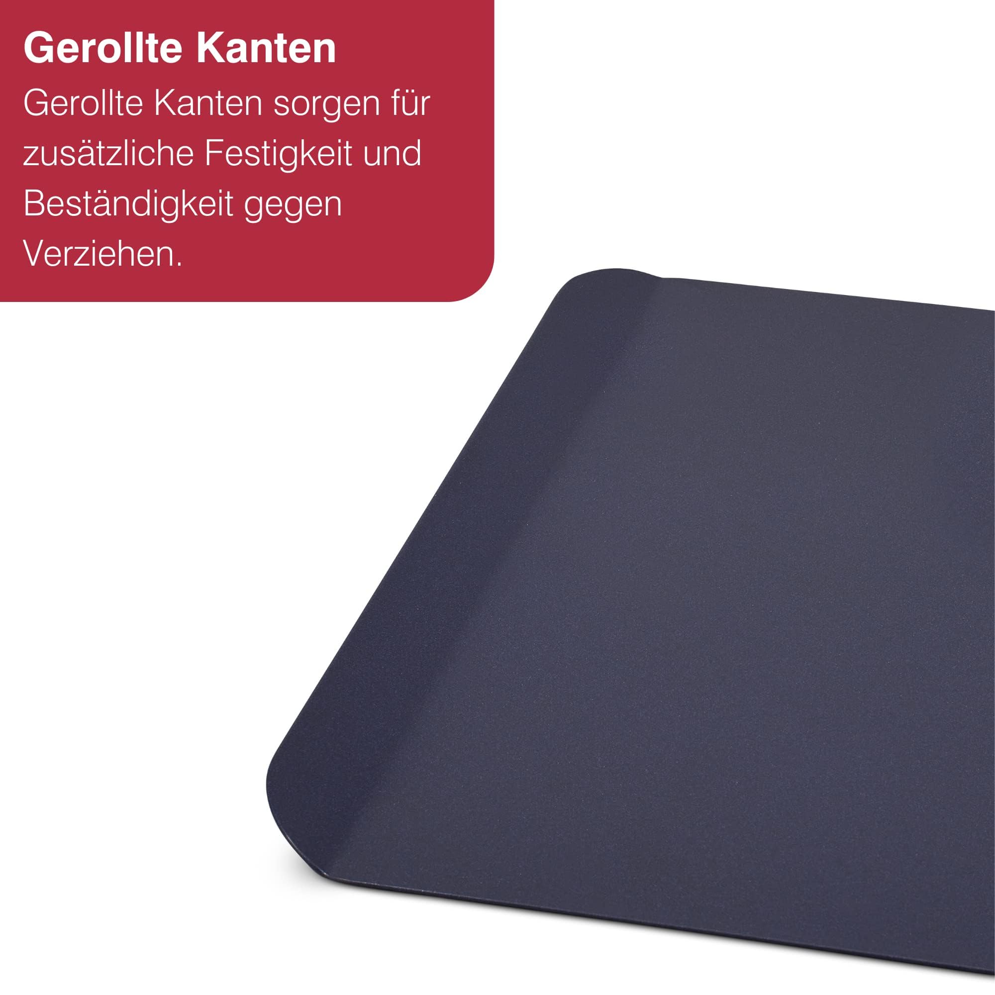 Zyliss E980192 Non-Stick Baking Sheet | Carbon Steel | Dark Blue | Baking Tin/Bakeware/Roasting | Dishwasher Safe | 5 Year Guara