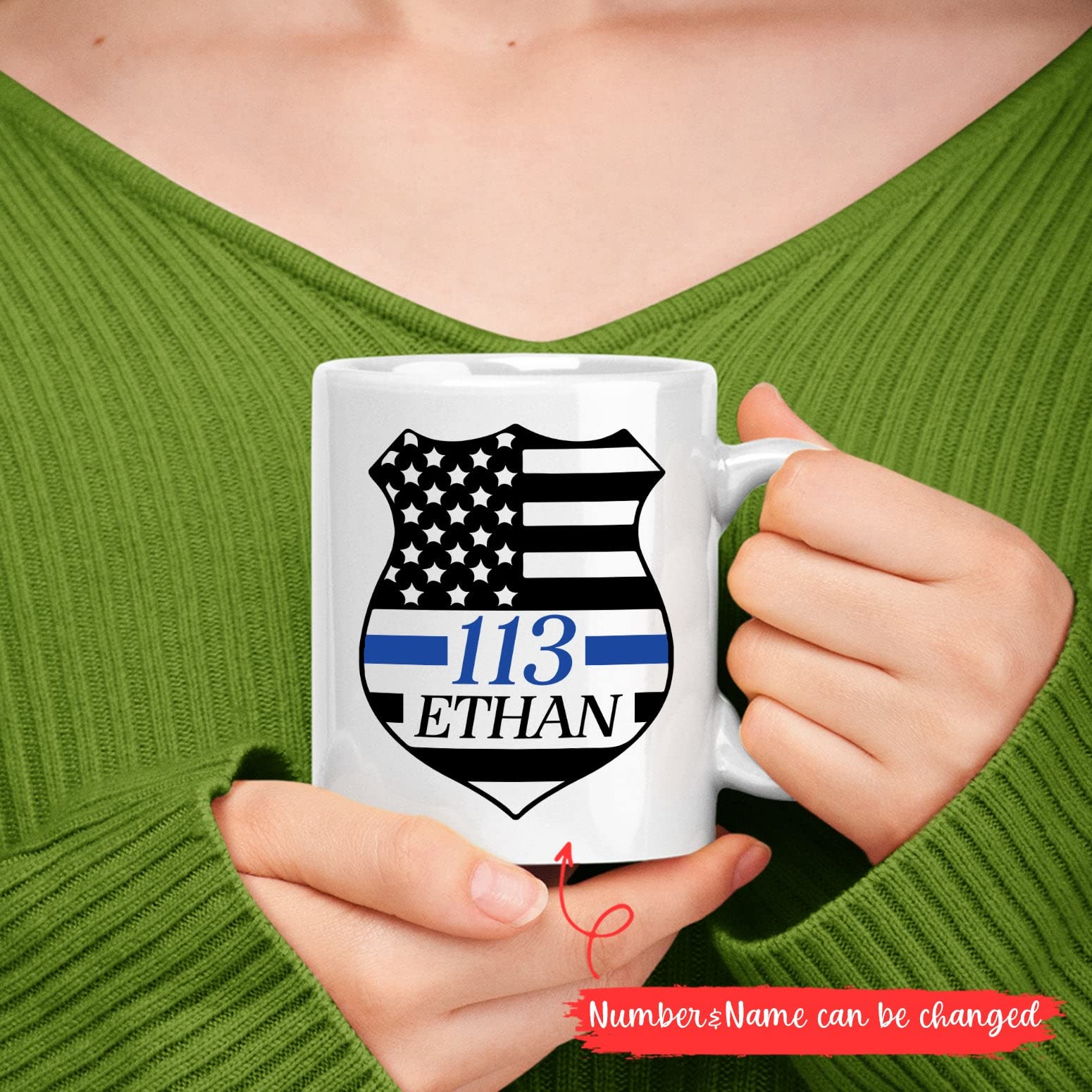 Police Novelty Cup, Custom Police Coffee Mug, Personalized Police Officer Mug, Officer Mug, Policeman Mug, Gifts For Cop, Police