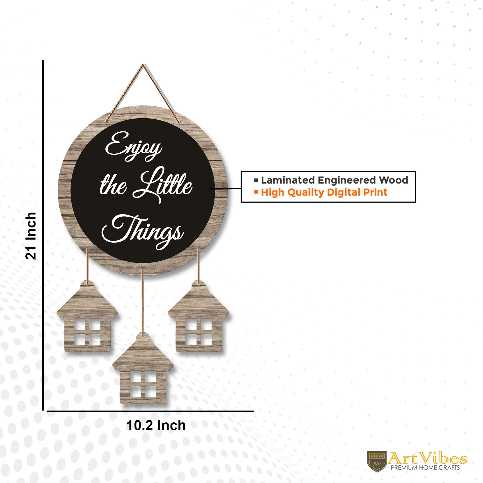 Artvibes Motivational Quotes Wooden Wall Hanging Decoration Items for Home | Gifts | Wooden Wall Hanger | Mdf Wall Decoration fo