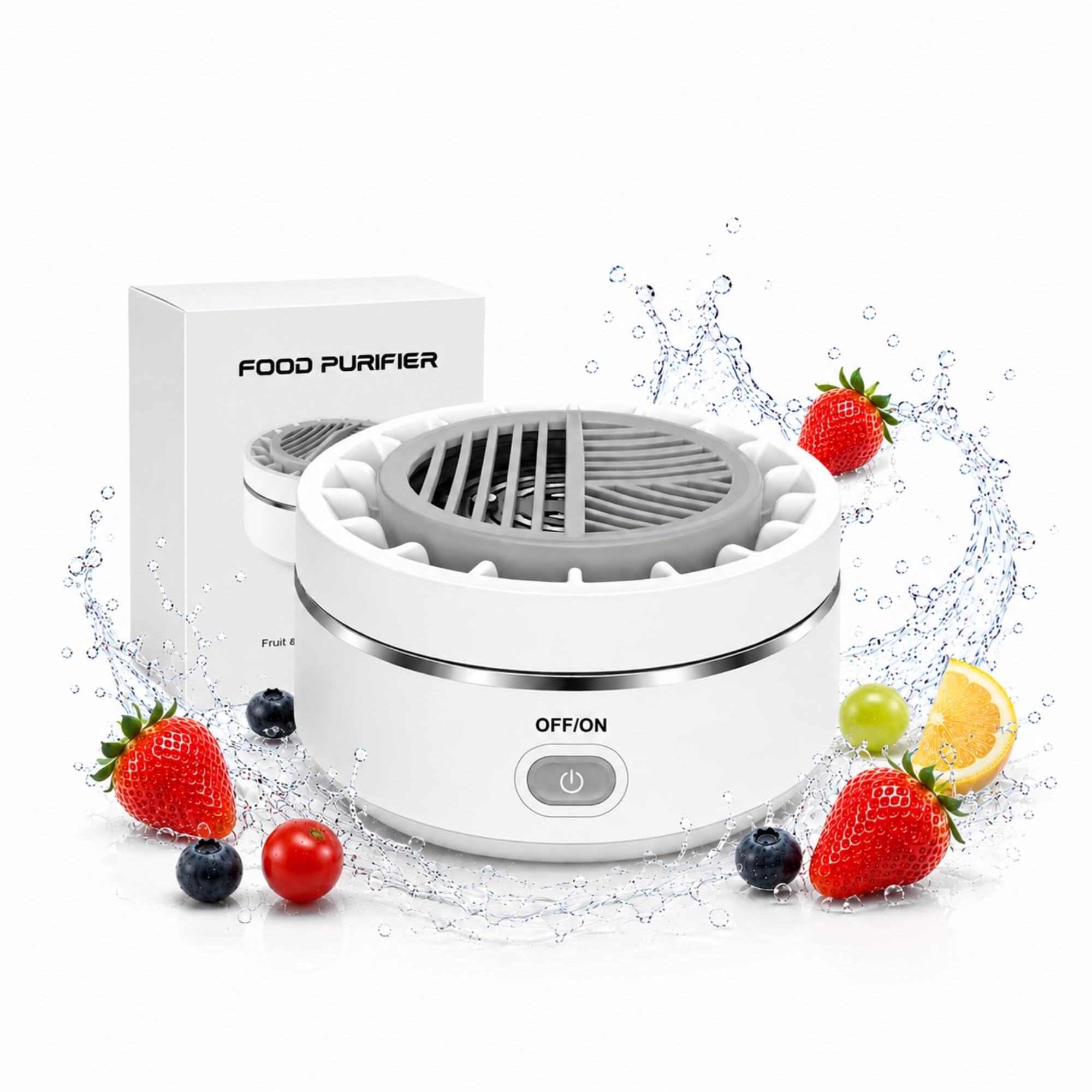 Fruit and Vegetable Washing Machine, Titanium Electrolysis Produce Cleaner