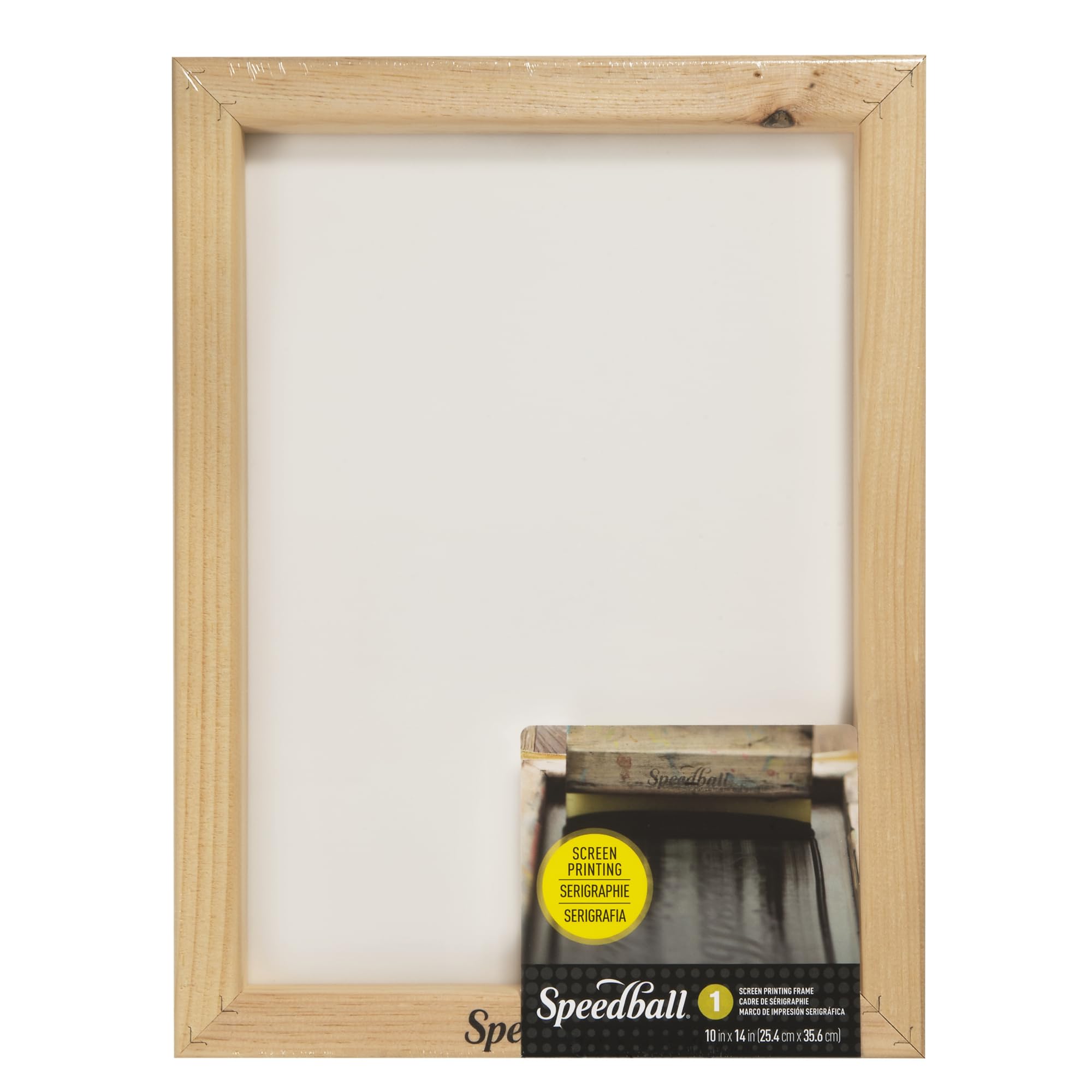 Speedball 110 Monofilament Screen Printing Frame, 10x14 Inch
