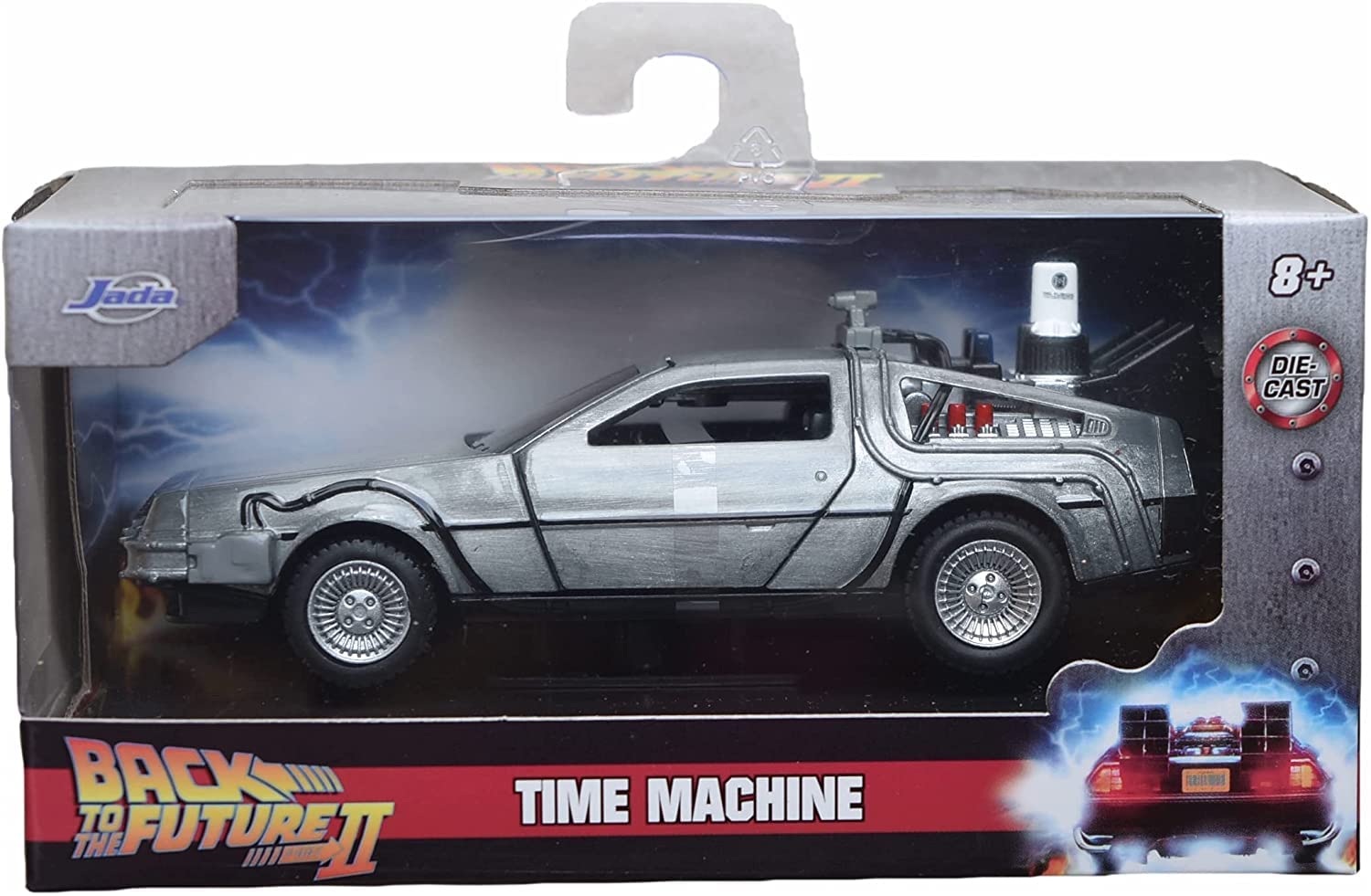 Jada Back to The Future Time Machine, 1:32 Scale [Back to The Future Part II]