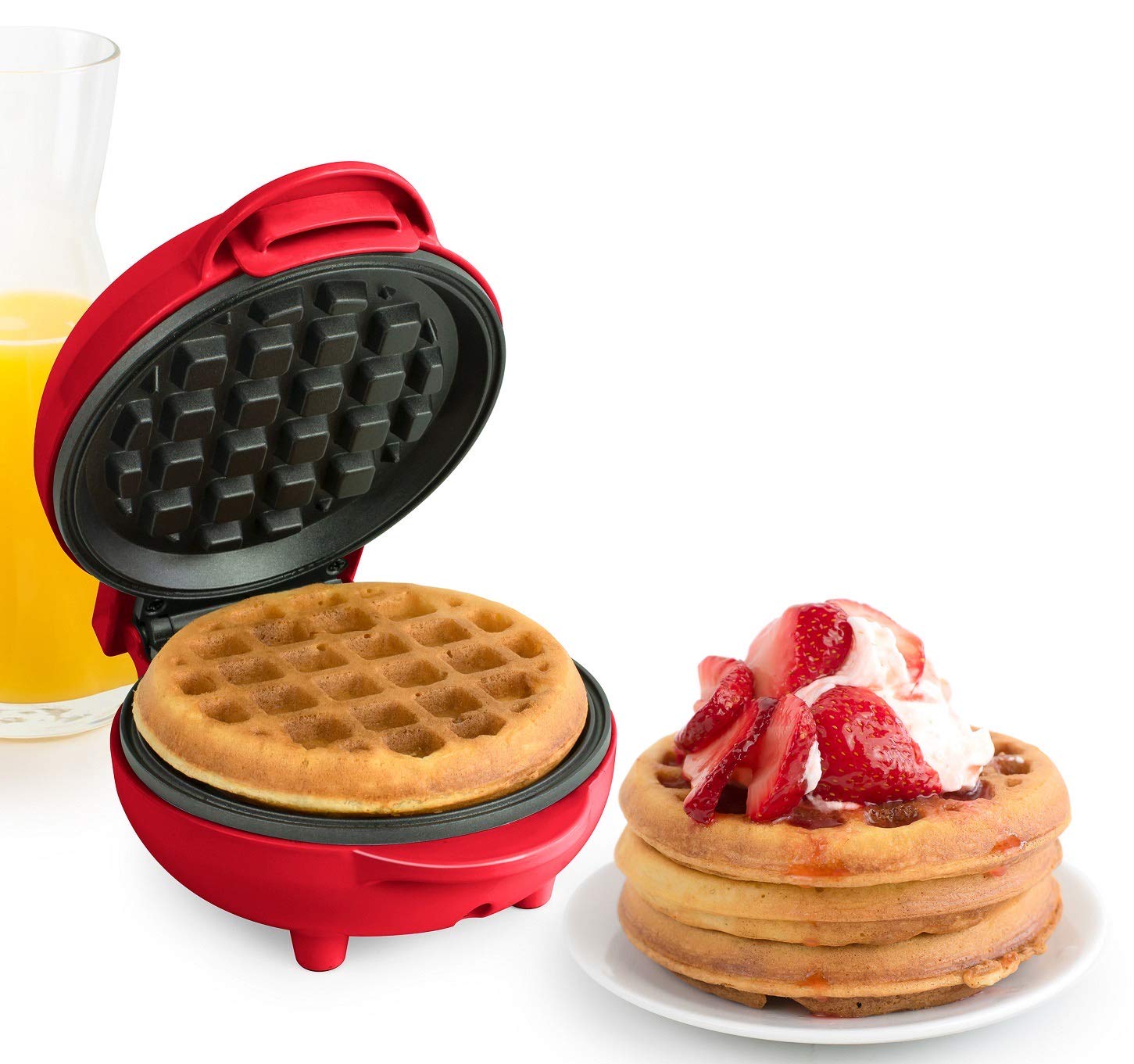 Nostalgia Mwf5Aq Mymini Personal Electric Waffle Maker, Hash Browns, French Toast Grilled Cheese, Quesadilla, Brownies, Cookies,