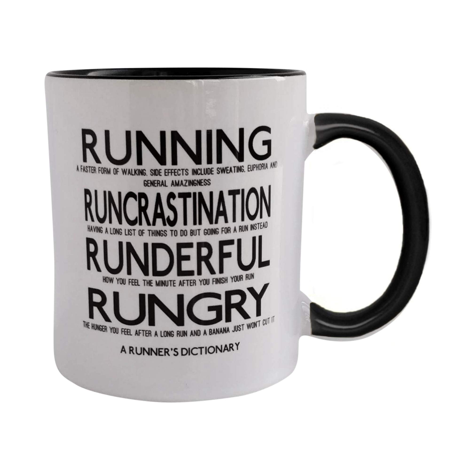Worry Less Design A Runners' Dictionary - Running Mug, Dad's Gift, Mom's Gift
