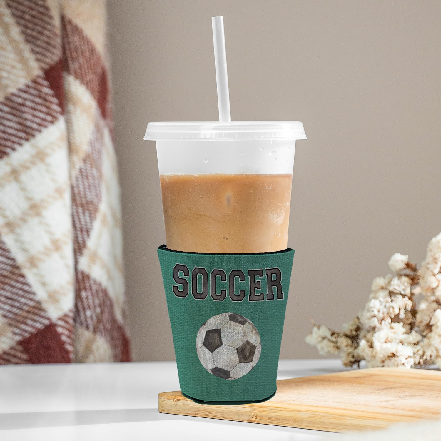 Soccer Red Solo Cup Beverage Insulator Hugger