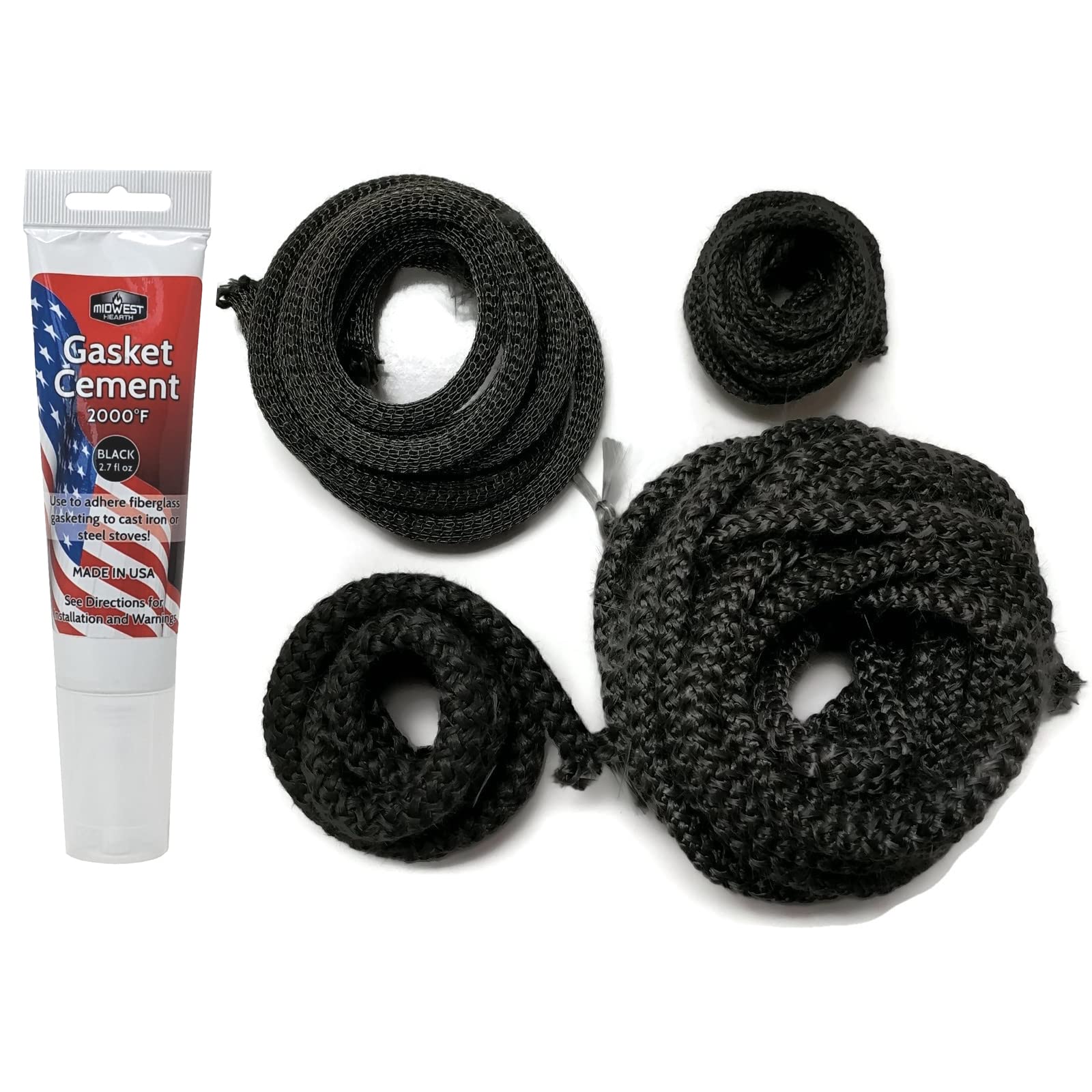 Midwest Hearth 3419 Encore Stove Gasket Kit For Vermont Castings Wood Stoves