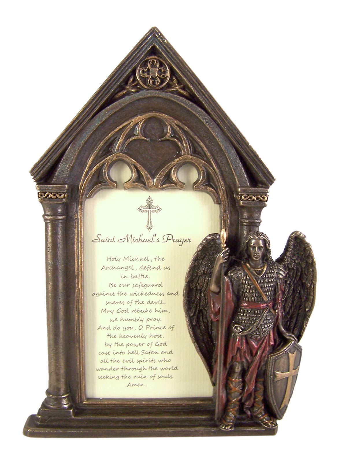 Saint Michaels Prayer Photo Frame, 7 1/2 Inch