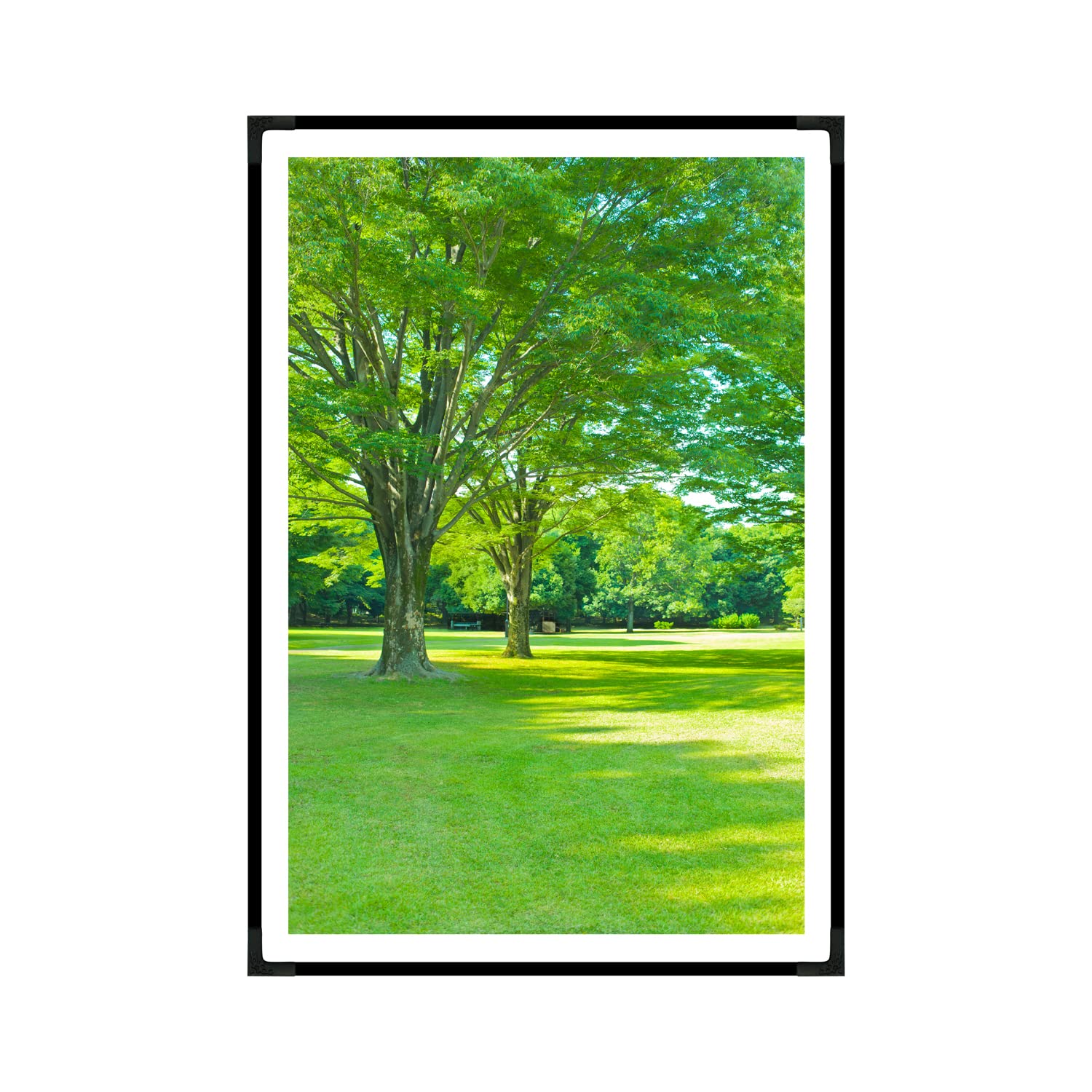 Vastu Vardan Green Scenery Painting Without Frame | Natural Paintings For Living Room | Size 45 X 32 Cm | Wall Scenery For Bedro