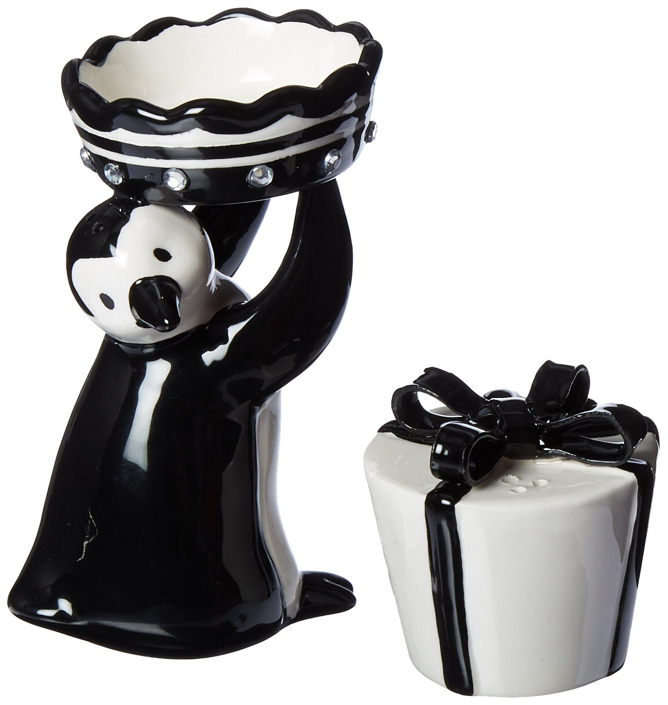 Appletree Design Penguins With Presents Salt And Pepper Set, 4-Inch