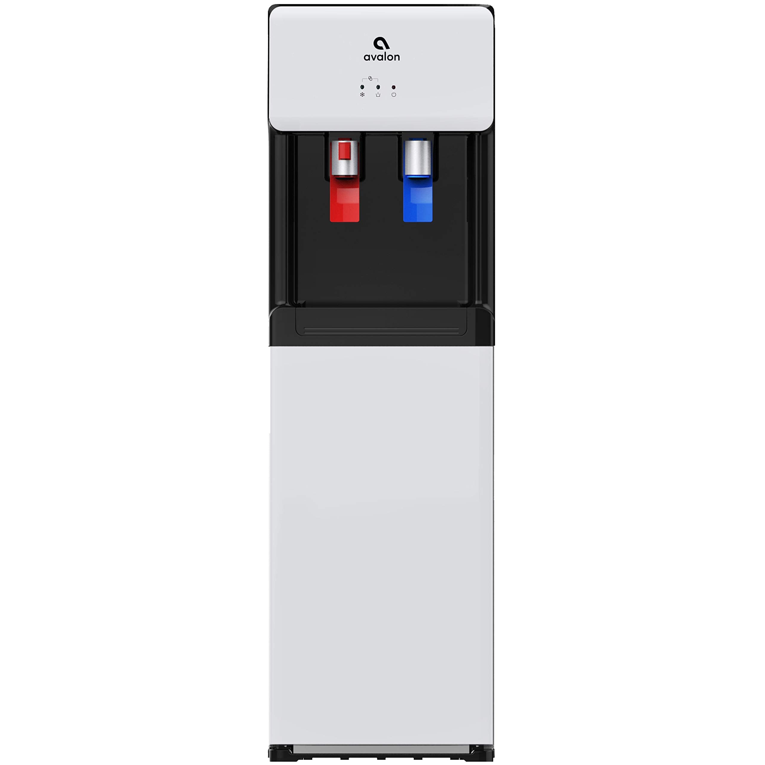Avalon Bottom Loading Water Cooler Dispenser - Hot & Cold Water, Child Safety Lock, Innovative Slim Design, Holds 3 Or 5 Gallon