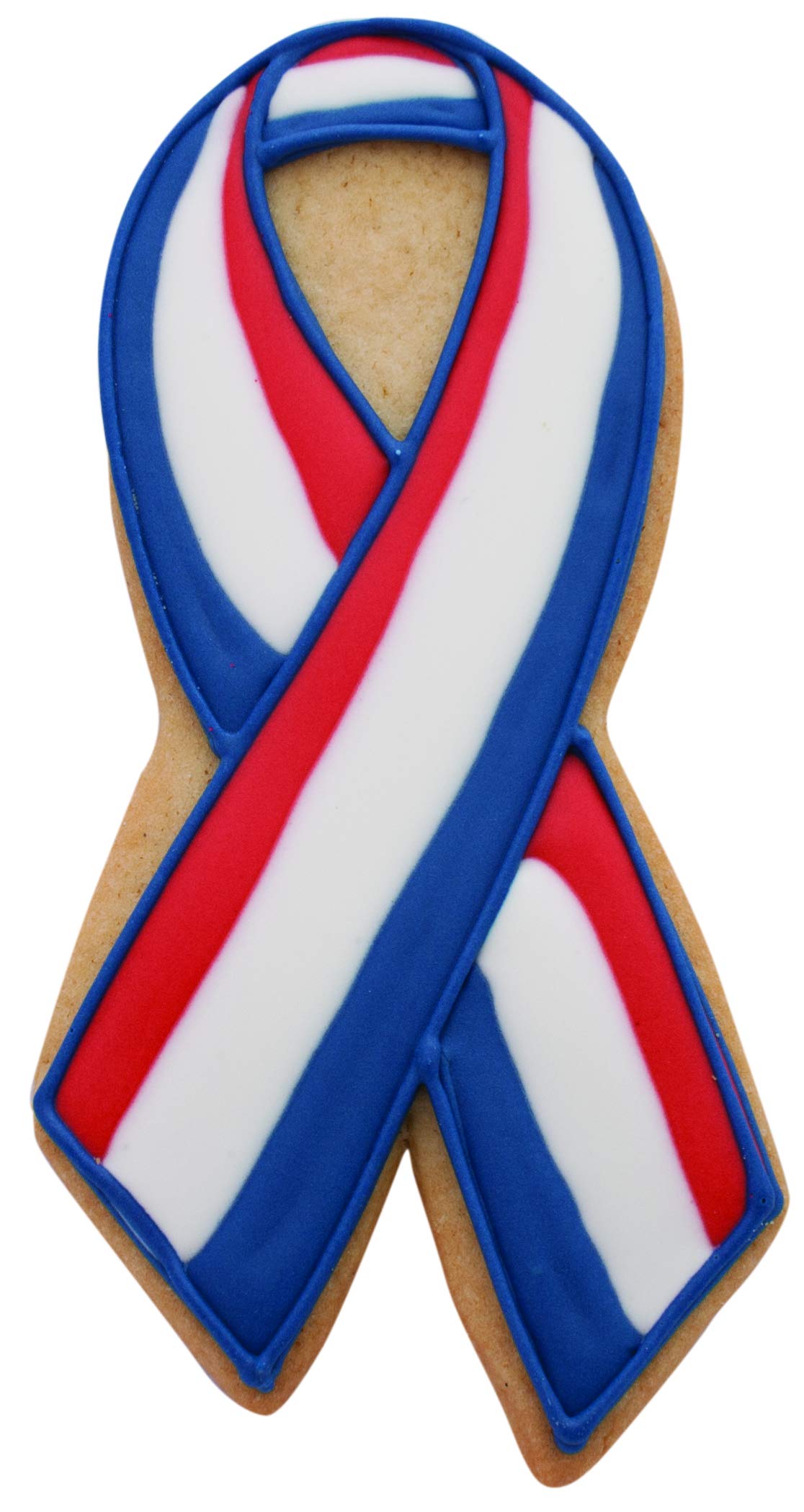 Awareness Ribbon Cookie Cutter Breast Cancer Awarenes 4'' Made In Usa By Ann Clark