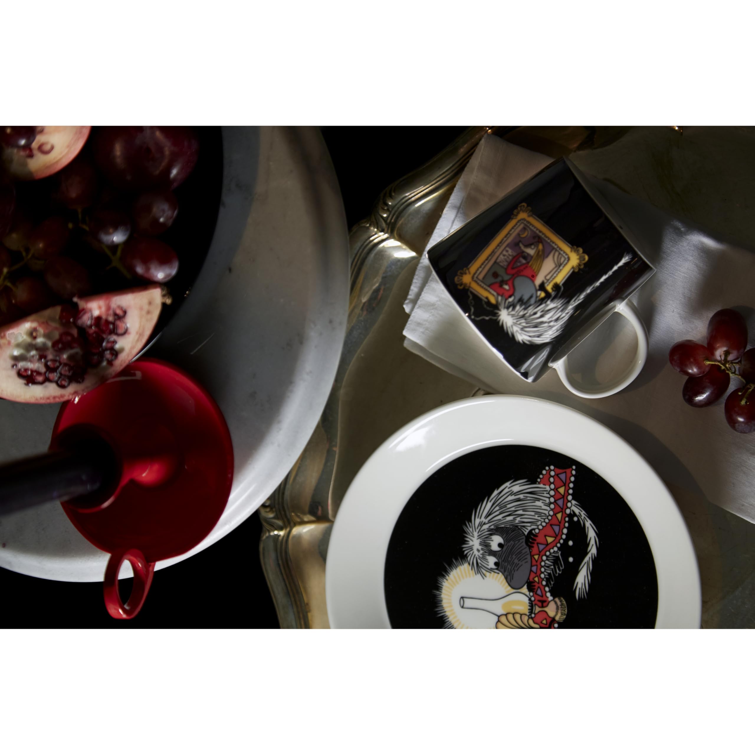 Arabia Moomin Mug 10oz Ancestor Black