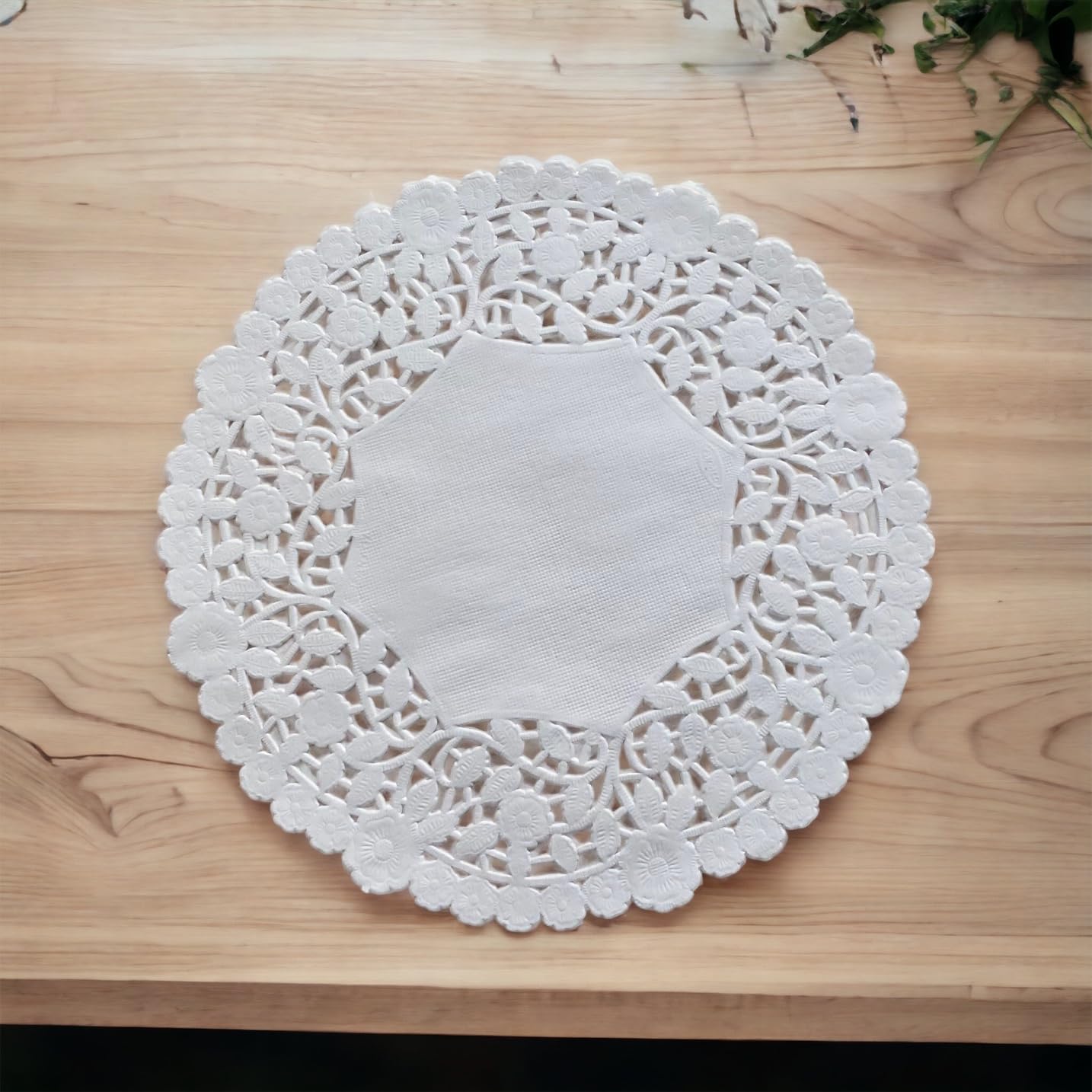 The Baker Celebrations White Round 9 Inches Paper Lace Doilies - Made In Canada (100)