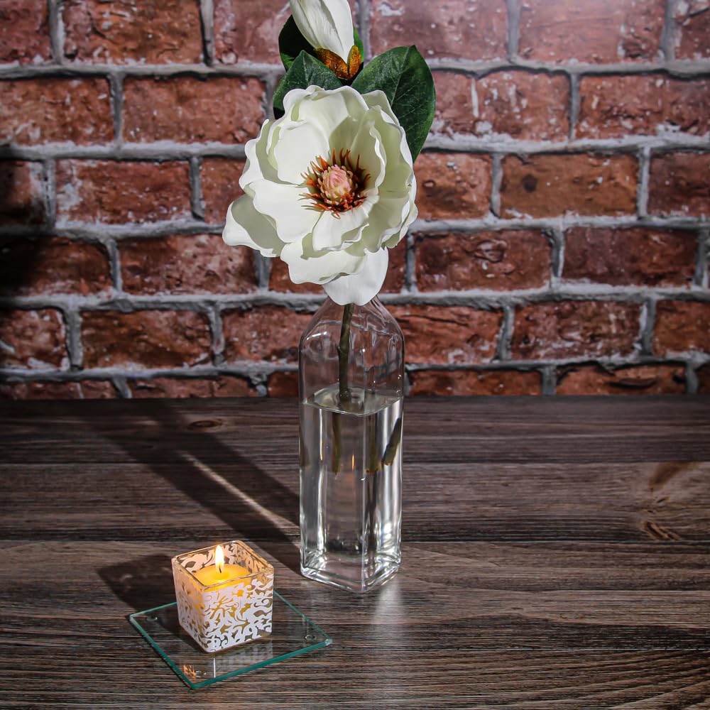 Eastland Square Glass Coaster 4'' Set Of 12