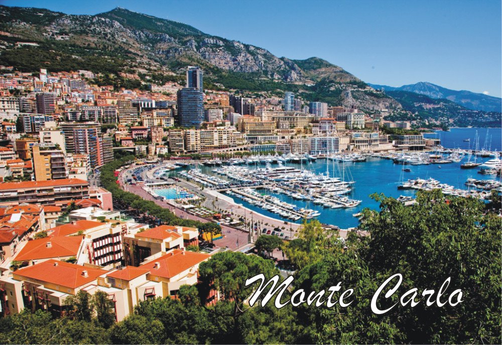 Monte Carlo, Monaco, Marina, Ocean, Quarter, Beach, Souvenir Magnet 2 x 3 Photo Fridge Magnet