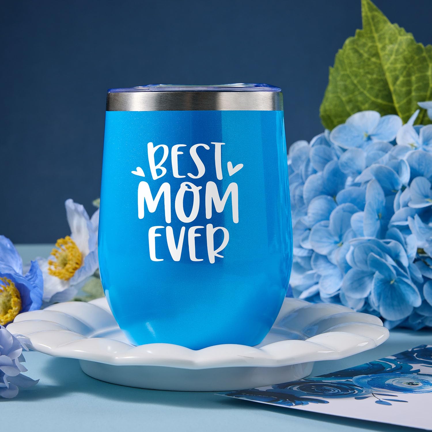 EUASOO Stainless Steel Self Care Package - Mother's Day Gifts for Mom, Blue