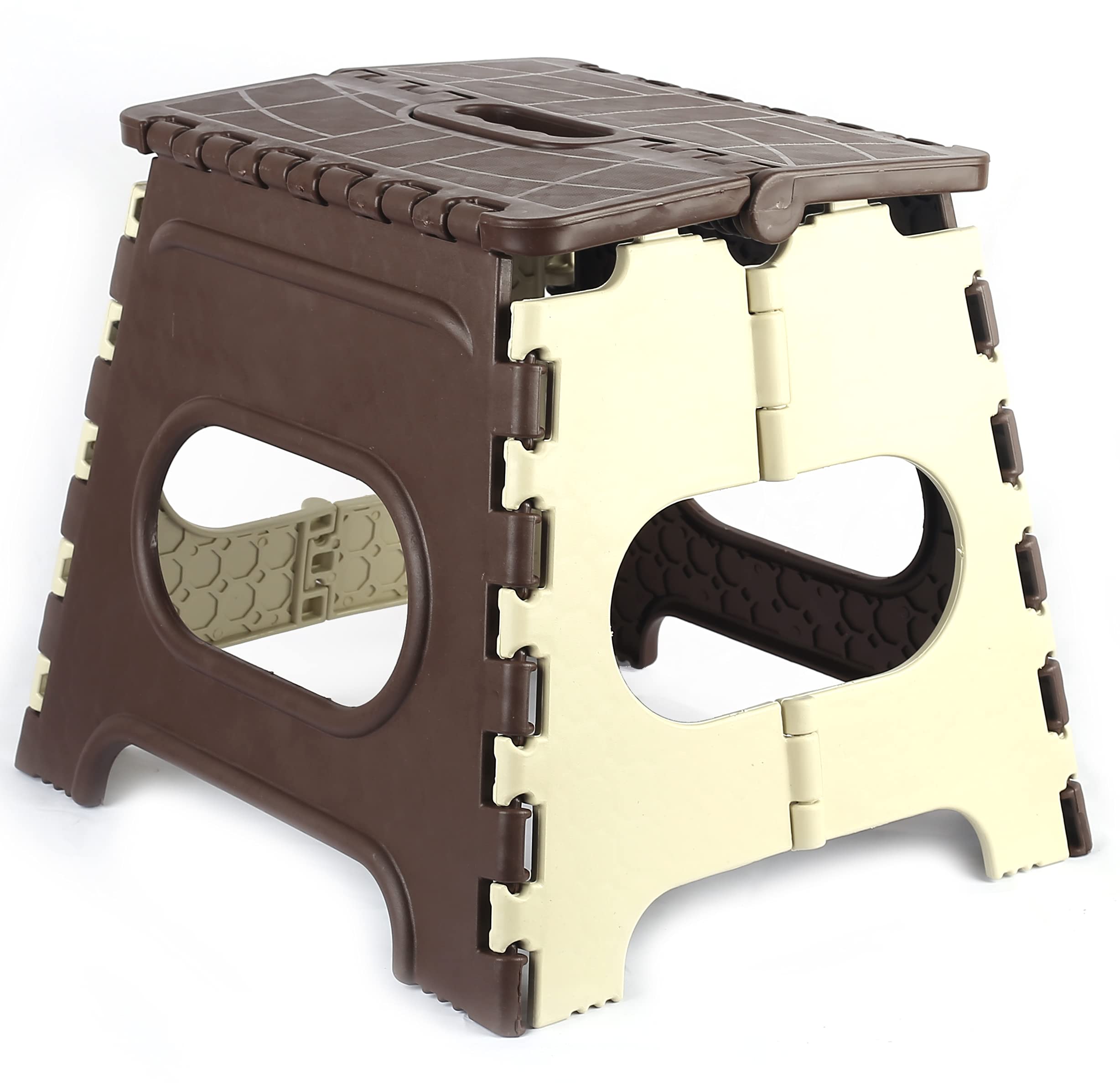 Gocart With G Logo 12 Inches Super Strong Folding Step Stool For Adults And Kids, Kitchen Stepping Stools, Garden Step Stool Kit