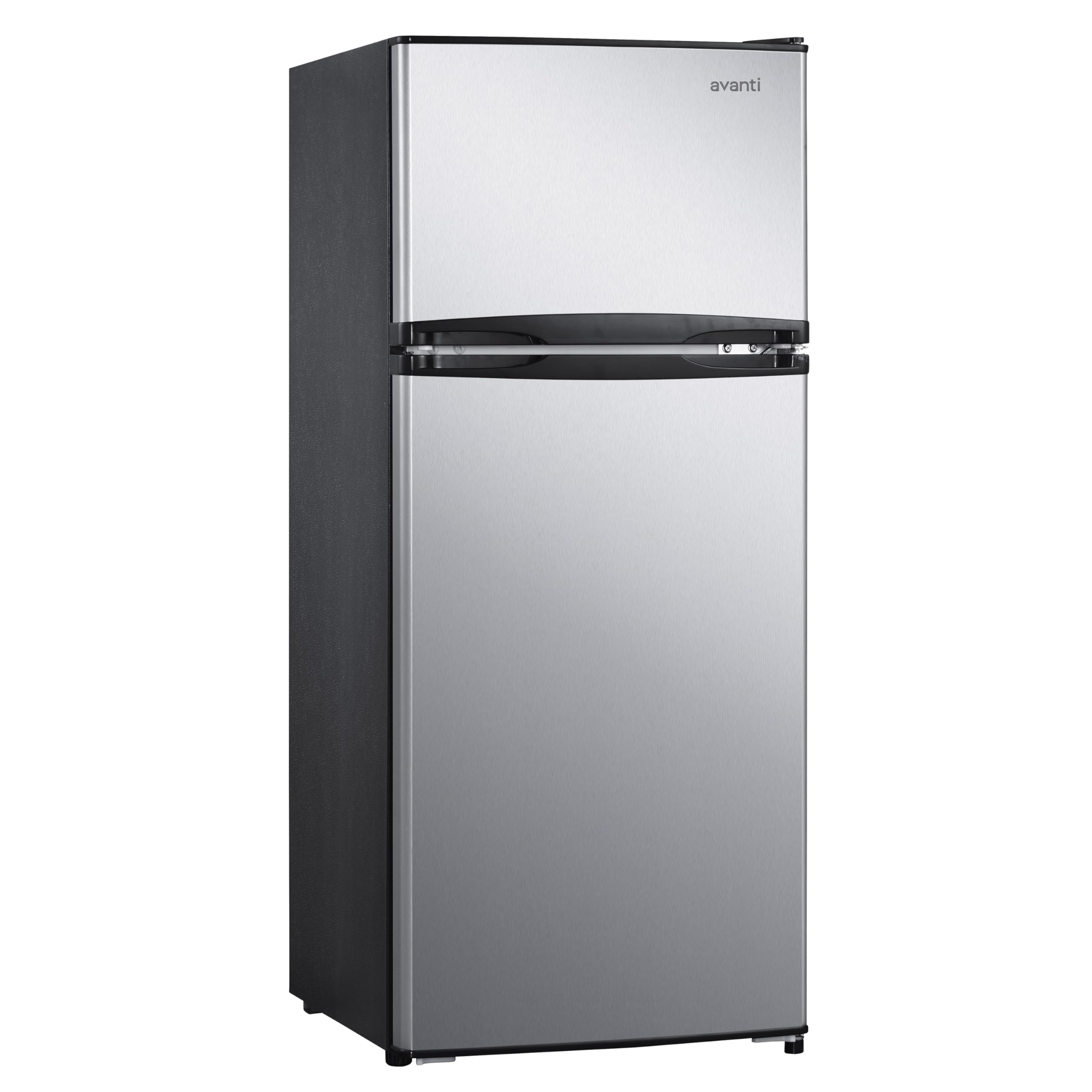 Avanti Apartment Refrigerator Freestanding Reversible Dual Doors Compact Design Full Fridge with Top Freezer, Adjustable Shelves