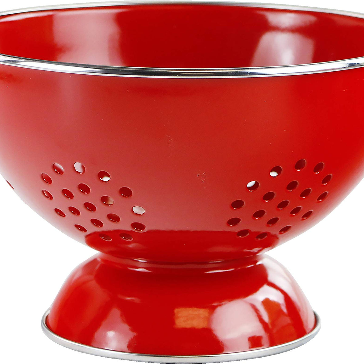 Calypso Basics by Reston Lloyd Powder Coated Enameled Colander, 1.5 Qu ...