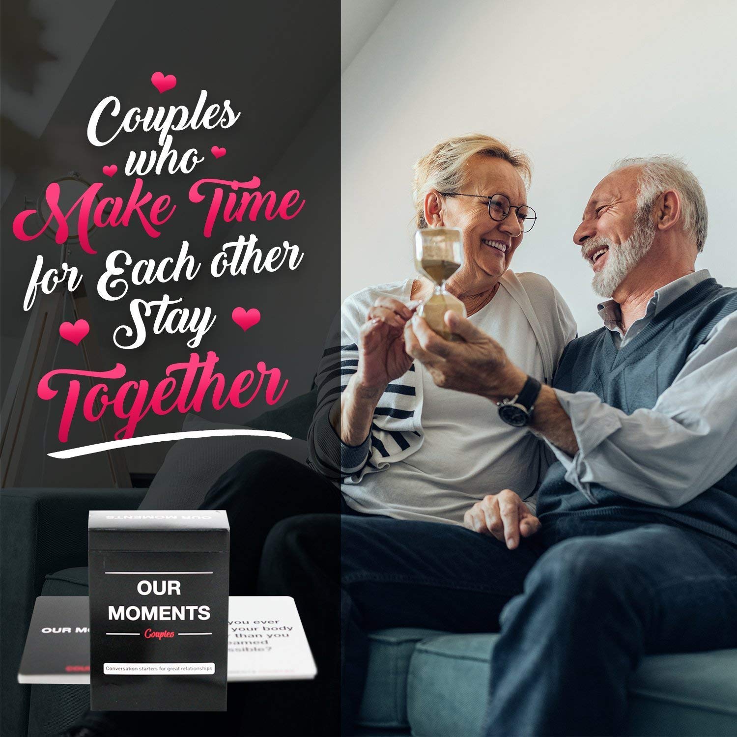 OUR MOMENTS Couples: 100 Conversation Starters for Great Relationships - Fun Conversation Cards Game for Couples