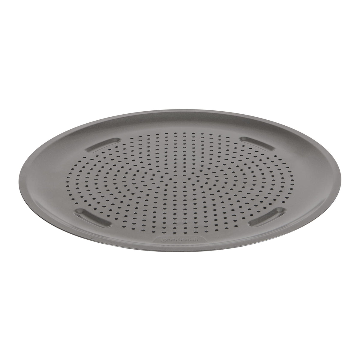 Goodcook Airperfect 14'' Nonstick Carbon Steel Large Pizza Pan, Gray (4483)