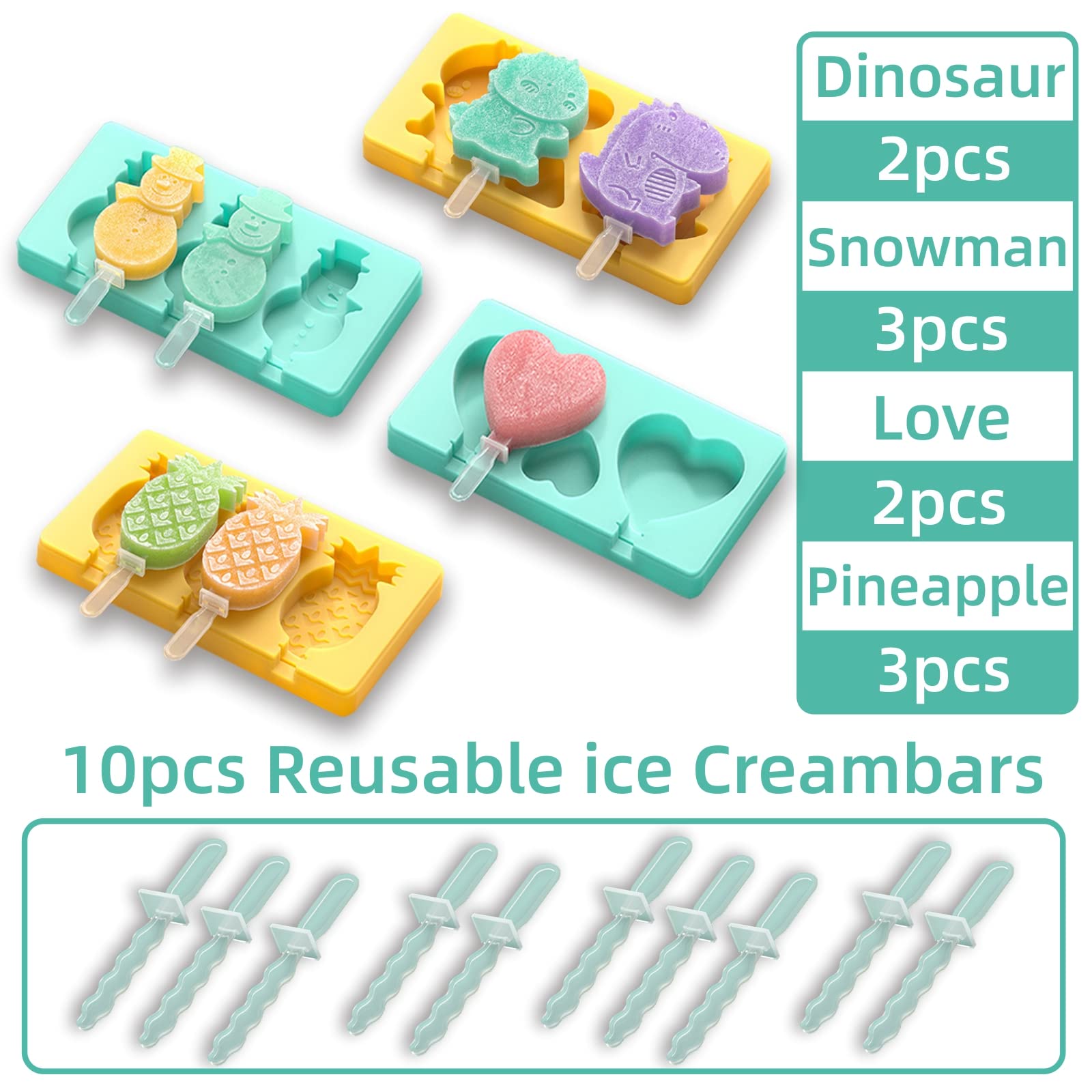 Popsicles Molds,Small Silicone Popsicle Molds For Toddlers,Homemade Frozen Baby Popsicles Molds For Kids,Popsicle Molds Silicone