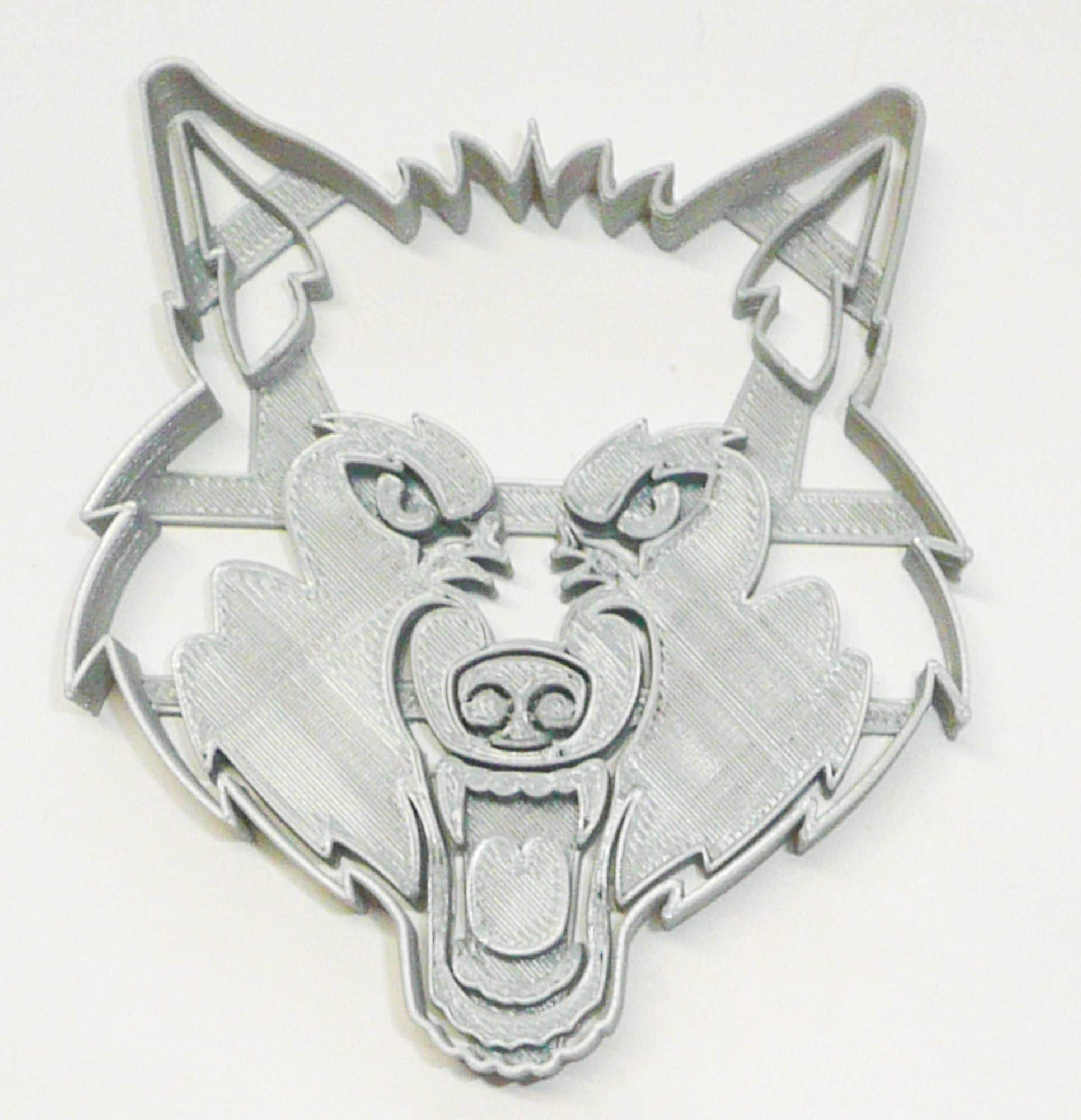 Wolf Face Detailed Wild Animal Canine Cookie Cutter Made In Usa Pr3382