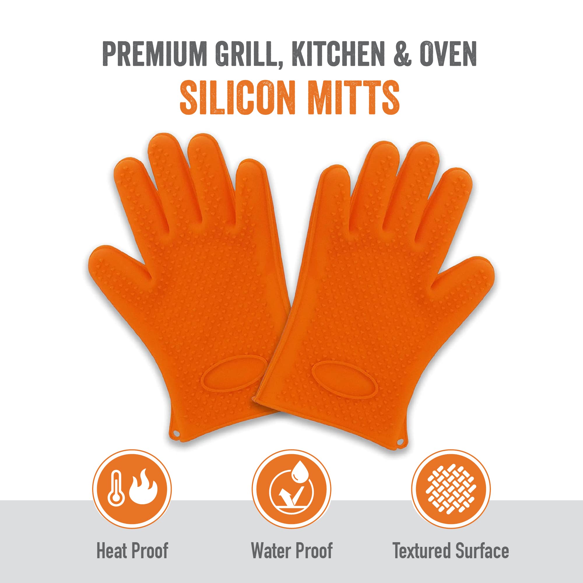 Yukon Glory Stainless Steel Grill Pan & Bbq Glove Set, Perfect For Veggies, Fish Or Meat