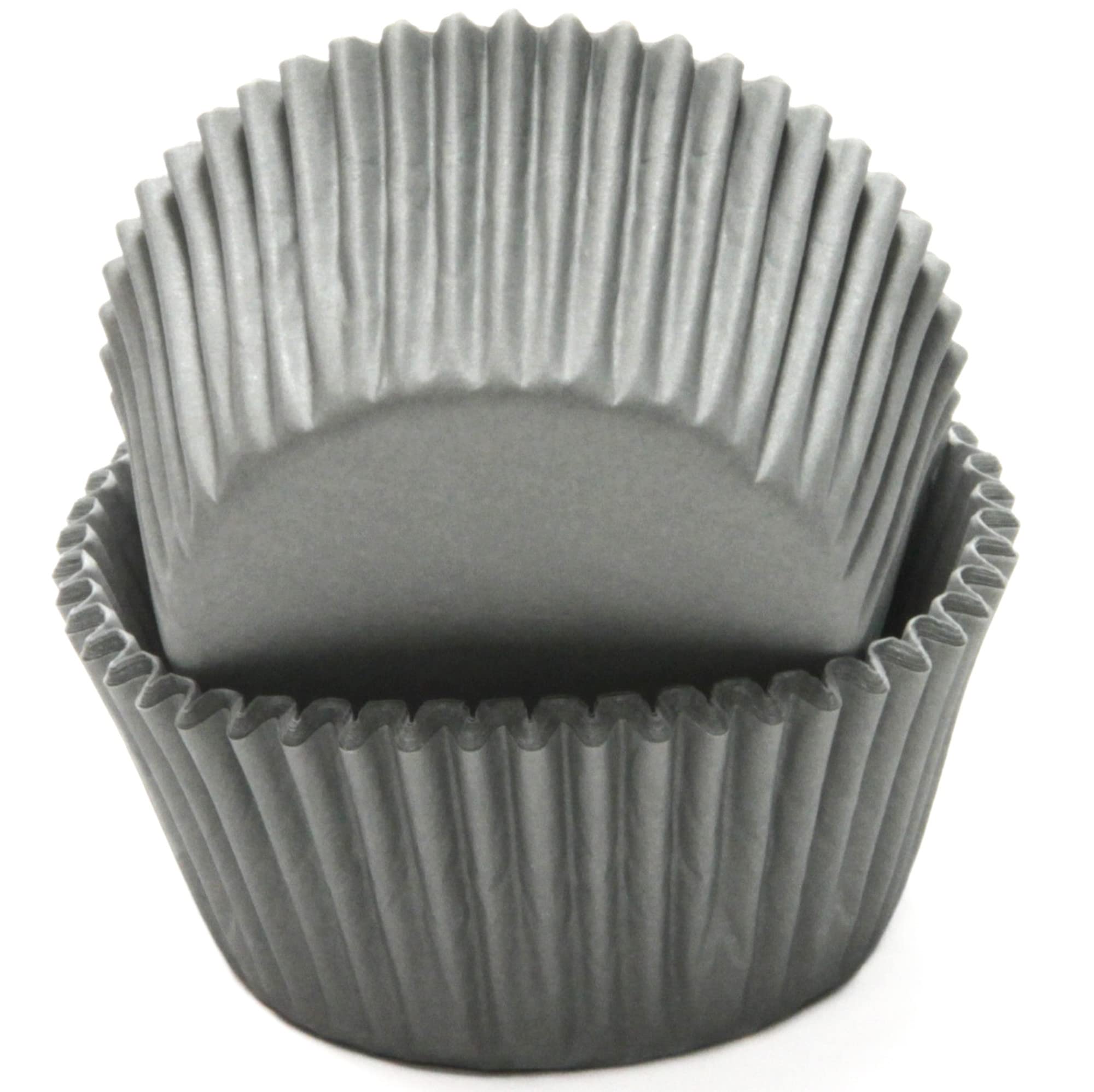 Chef Craft Classic Cupcake Liners, 50 Count, Gray