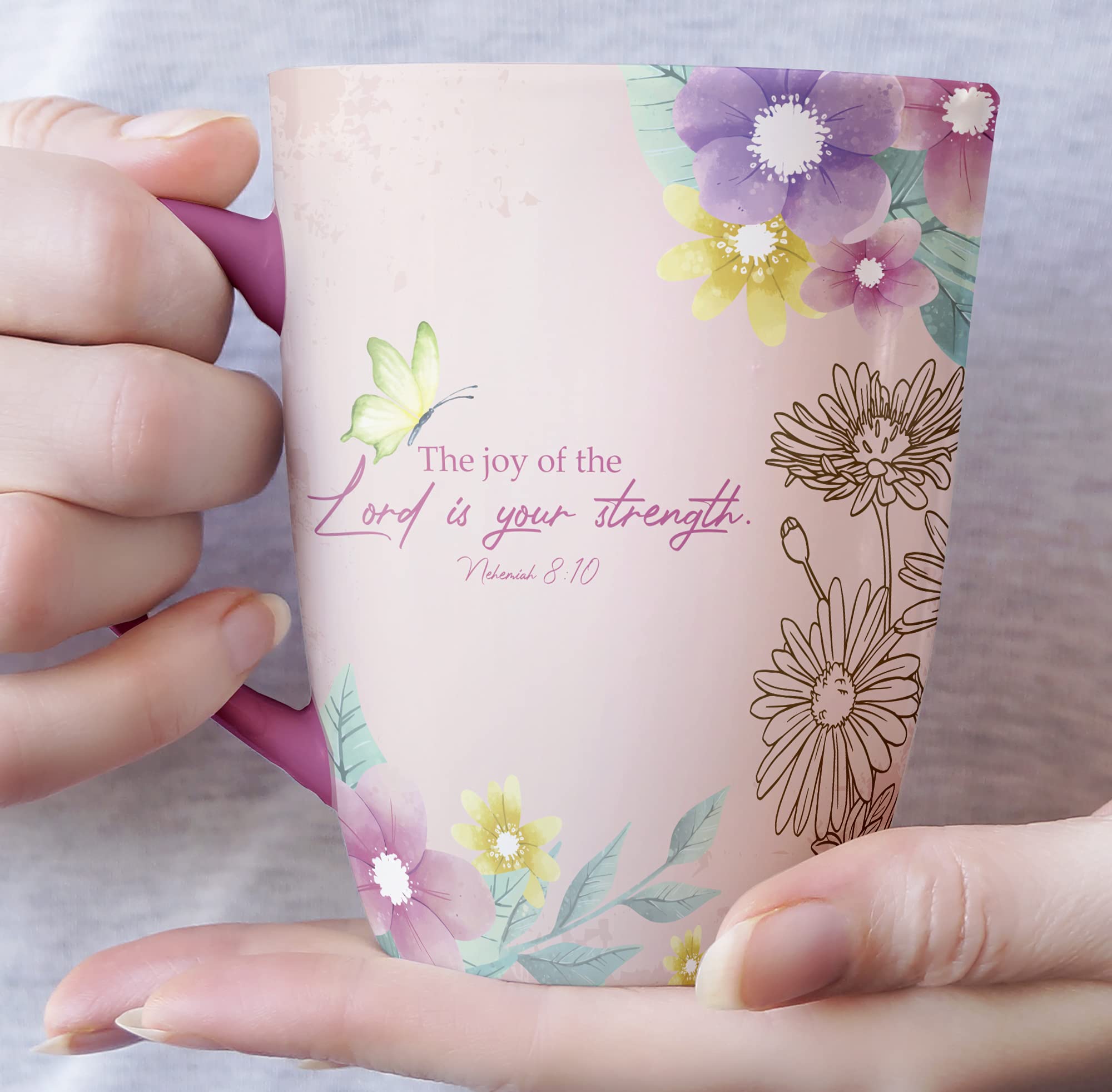 Btat- Christian Coffee Cups, Set Of 6, 12Oz, Bible Verse Mugs, Christian Mugs, Bible Mug Set For Women, Christian Gifts, Inspira