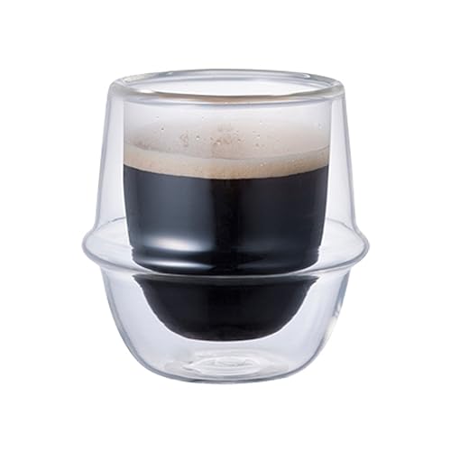 KINTO 23104 Double Wall Espresso Cup  2.7 fl oz (80 ml)