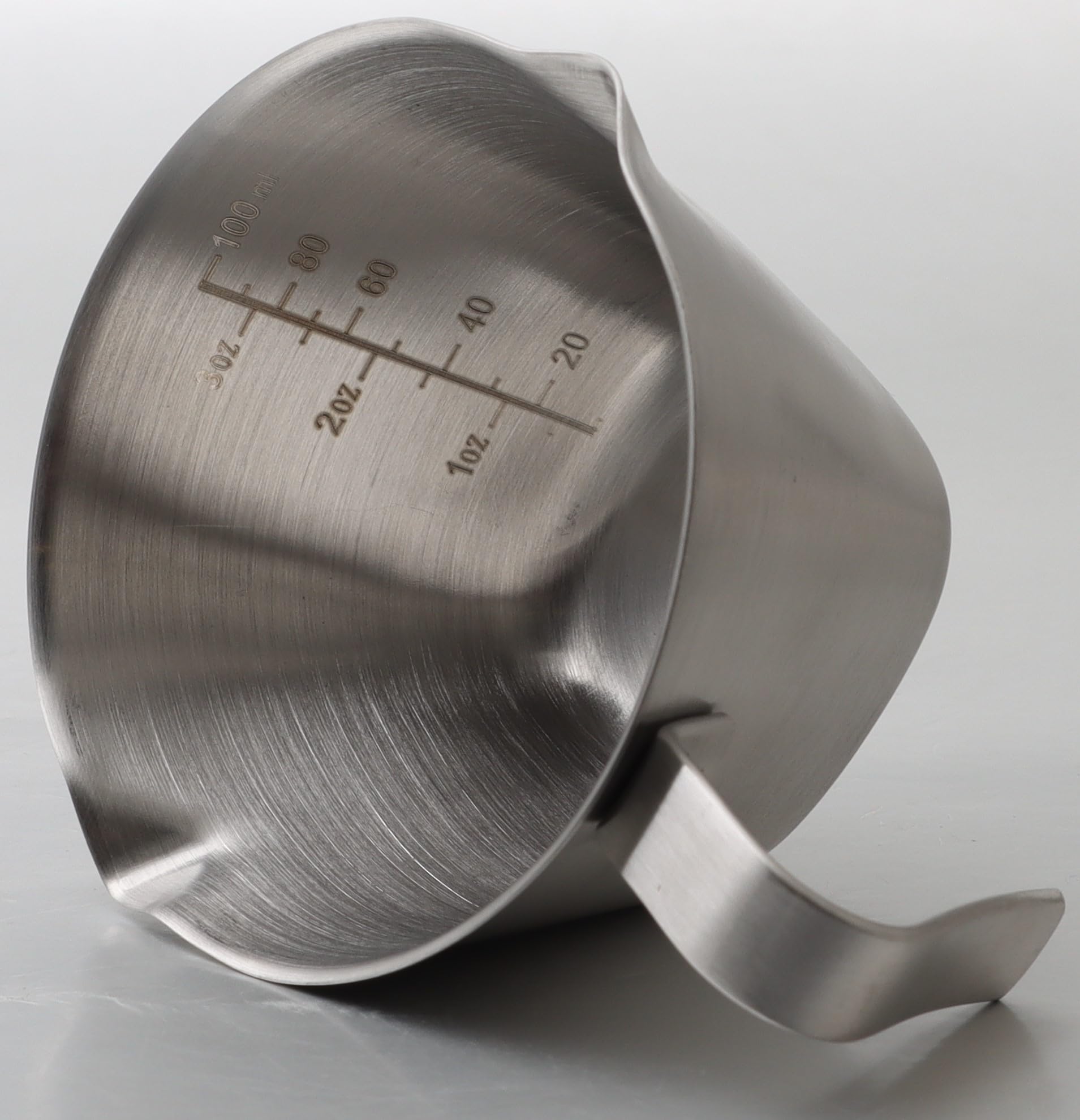 Espresso Measuring Cup, Expresso Shots Cup With Double Spouts, Stainless Steel Espresso Pouring Cup With 1 Oz/ 1.5 Oz/ 2 Oz/ 2.5