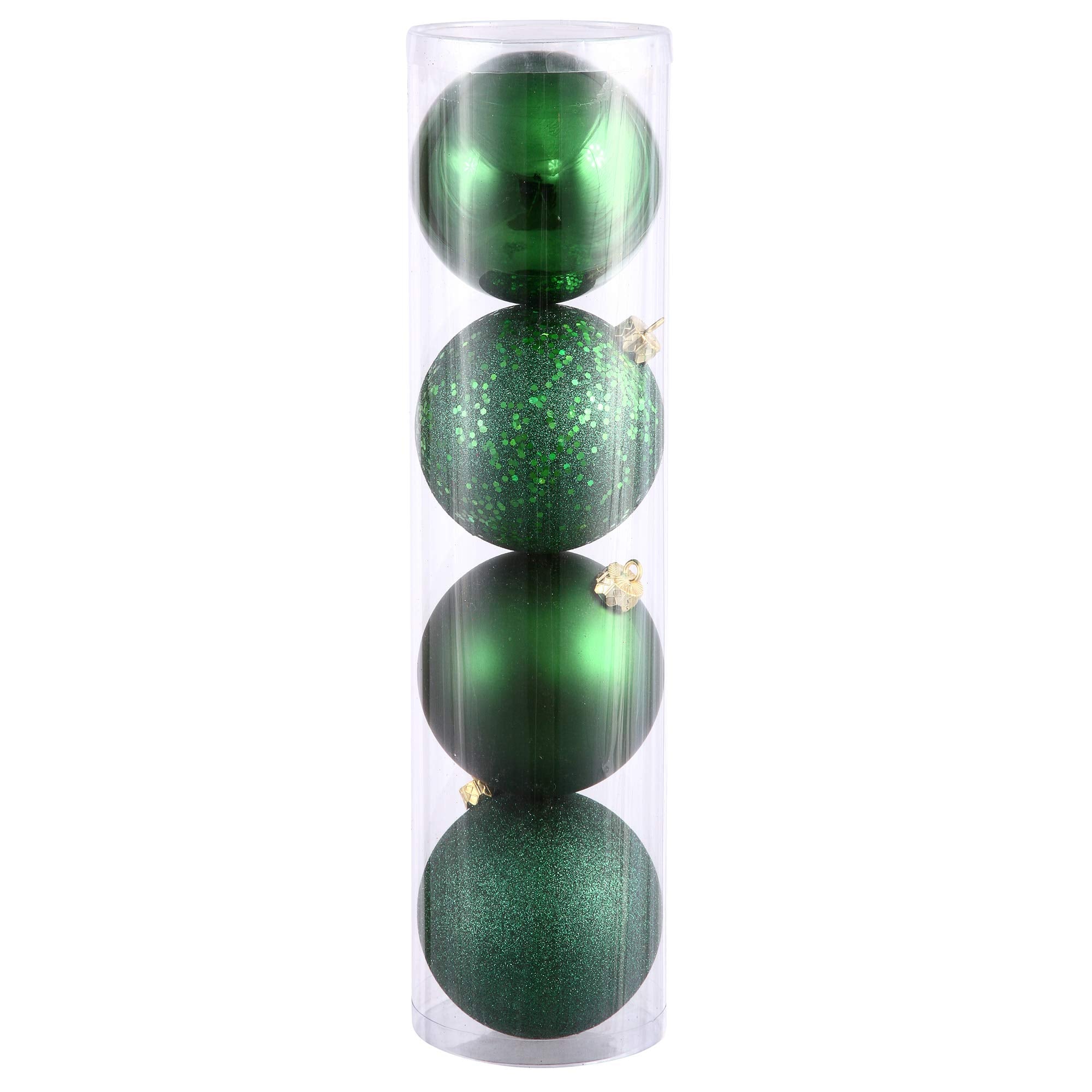 Vickerman 8 Emerald 4 Finish Ball Ornament 4 per Bag