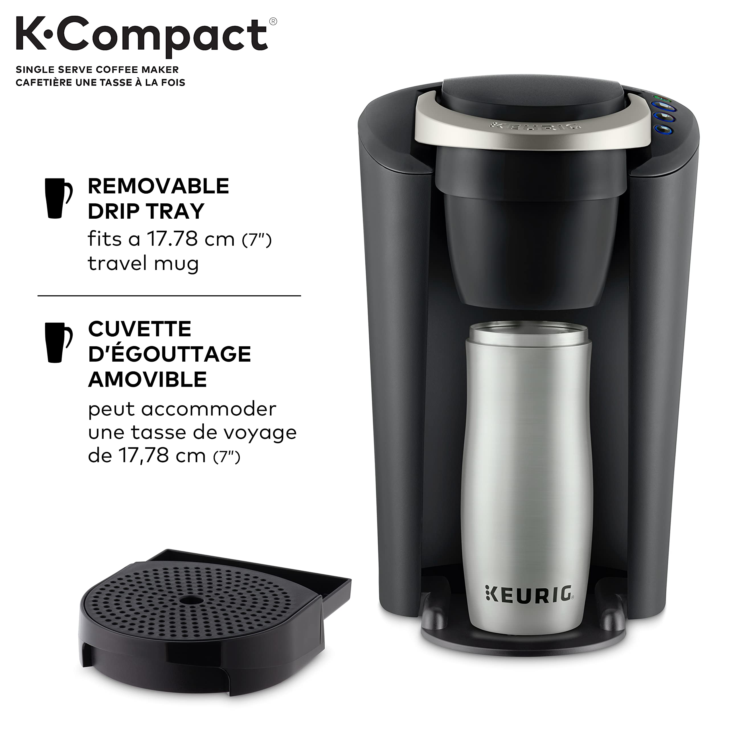 Keurig K-Compact Single Serve Coffee Maker,3 Cups