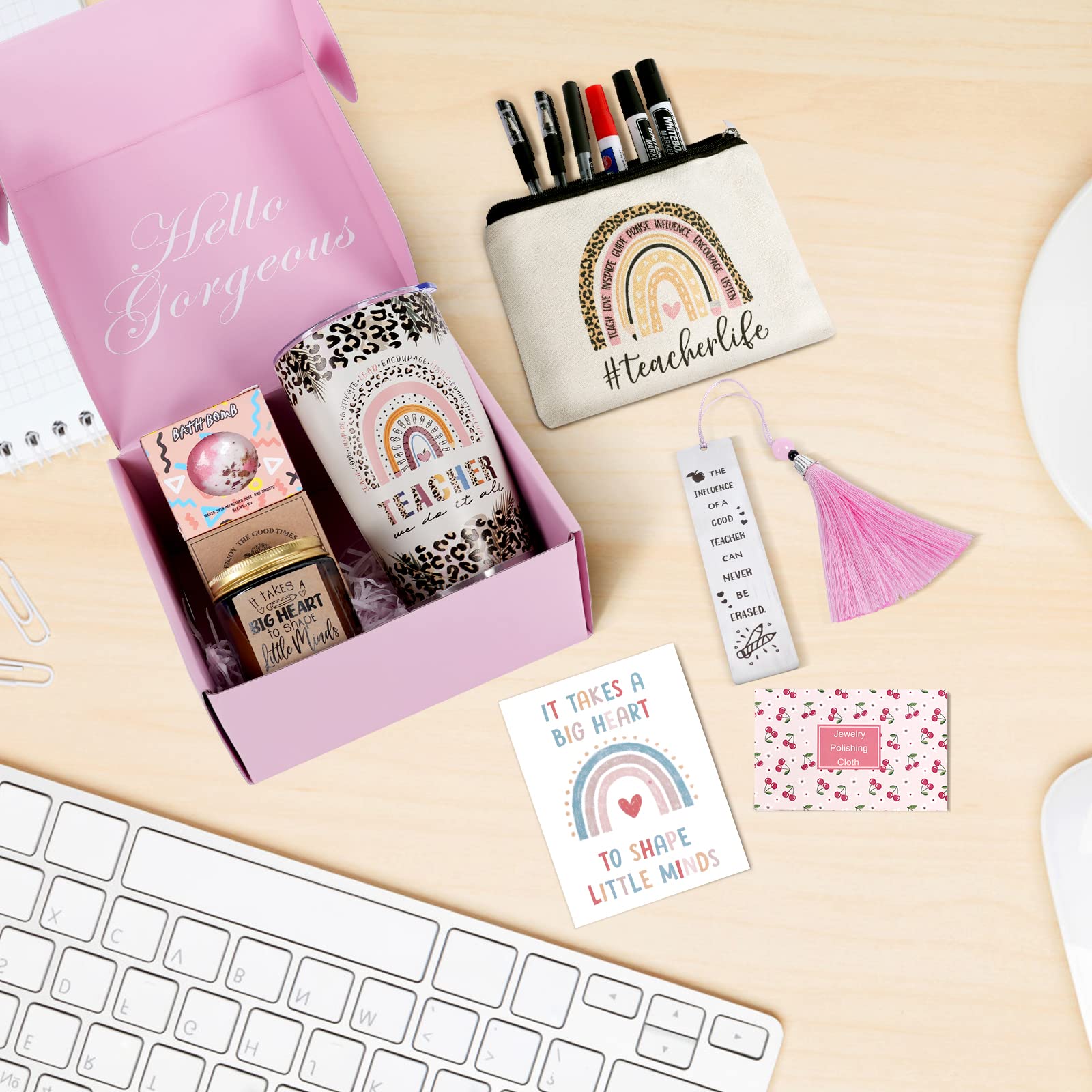 Teacher Appreciation Gifts  Christmas Gifts for Teacher  Teacher Gift Baskets for Women  Back to School Gift  Thank you Teacher Retirement Gifts  End of The Year Teacher Gift