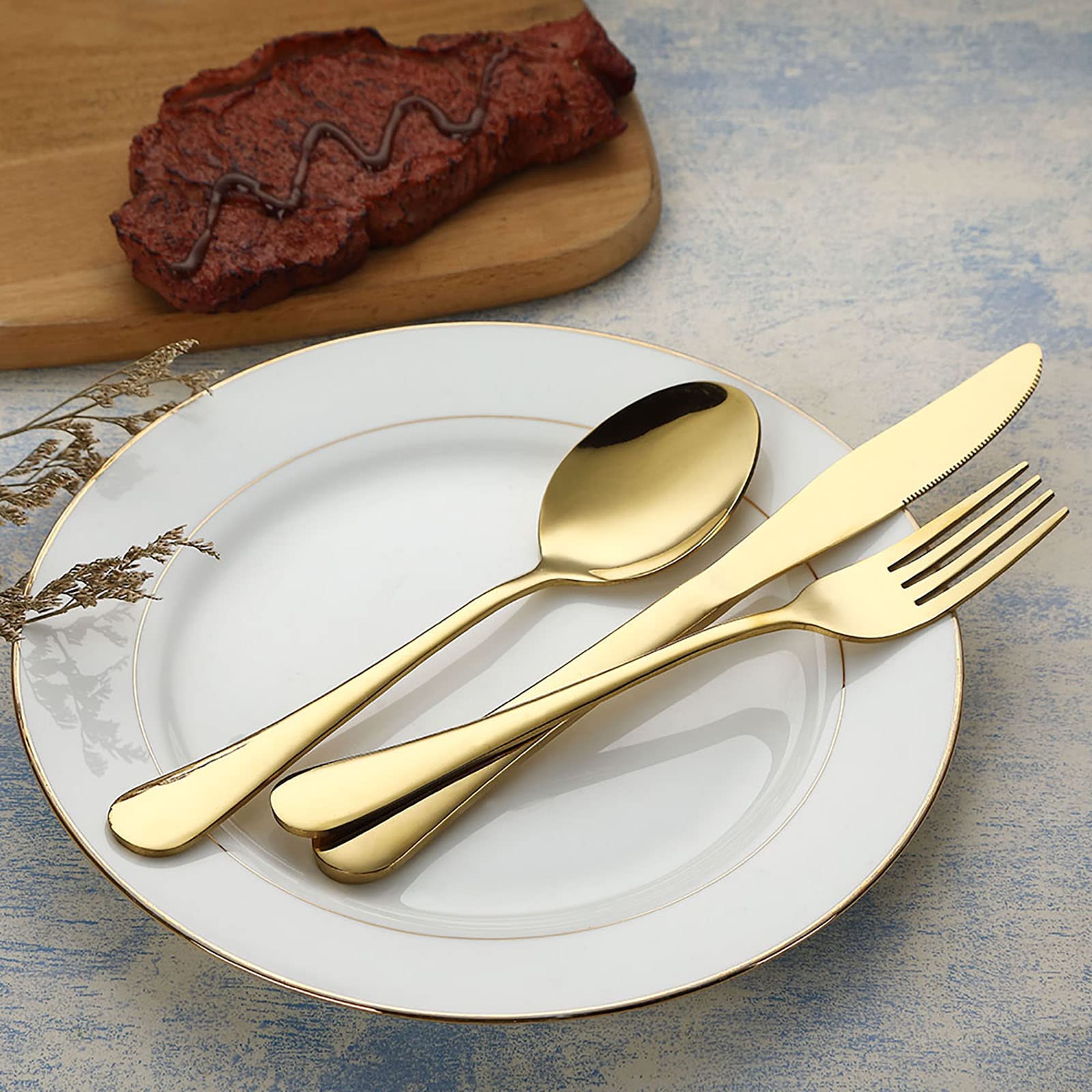 Portable Travel Utensils, Reusable Silverware With Case For Fixing Tableware, 9 Pieces Stainless Steel Stable Flatware Set, Camp