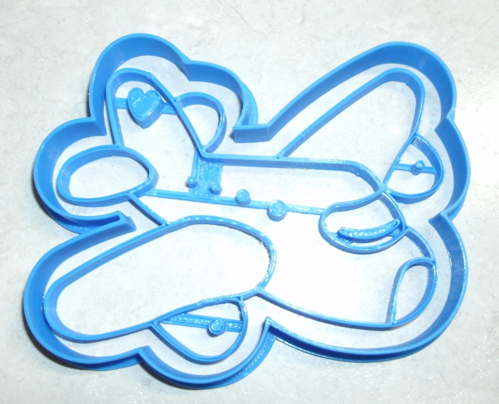 Airplane 2 Piece Jet Plane Cookie Cutter And Stamp Made In Usa Pr673
